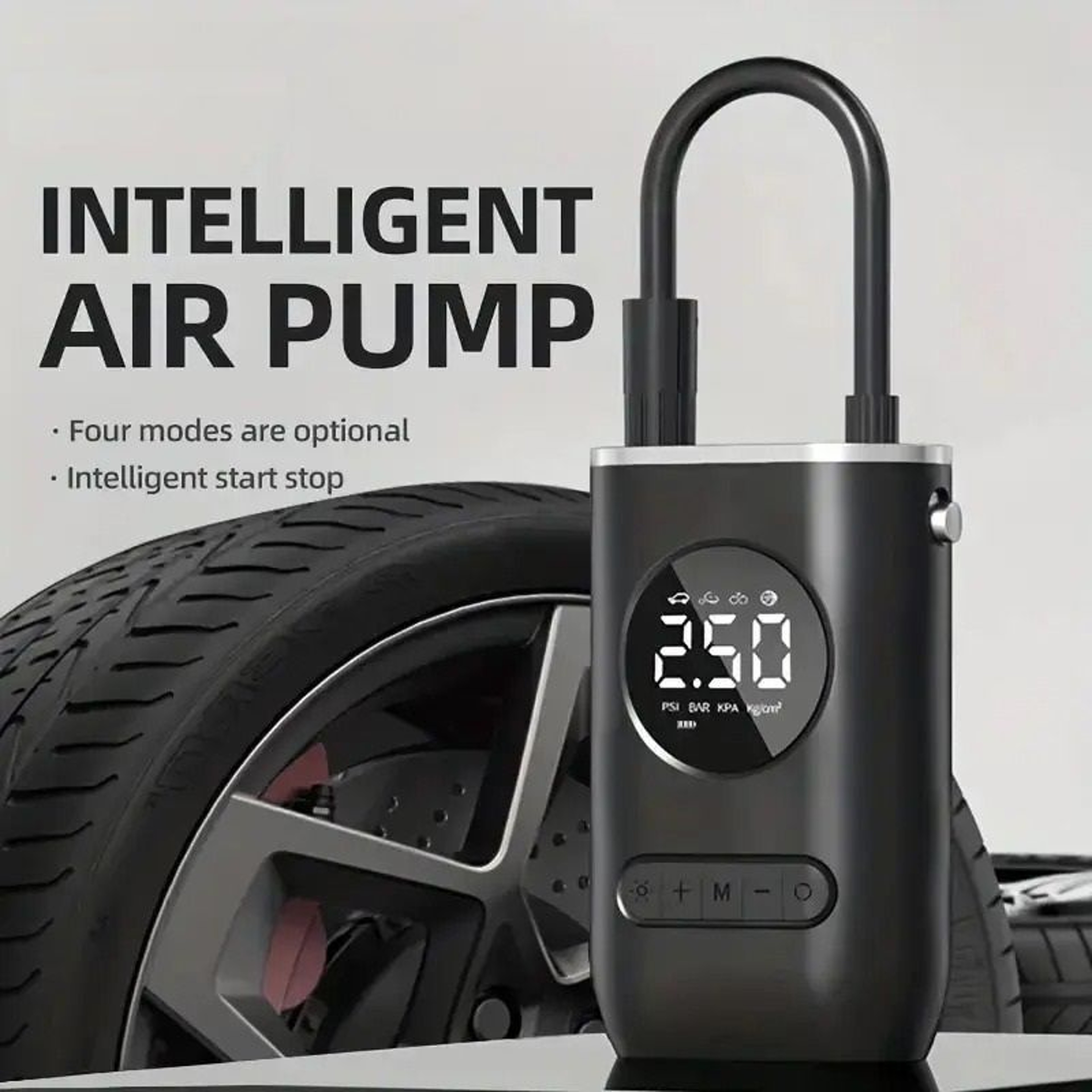 Handheld Wireless Digital Tire Inflator 0