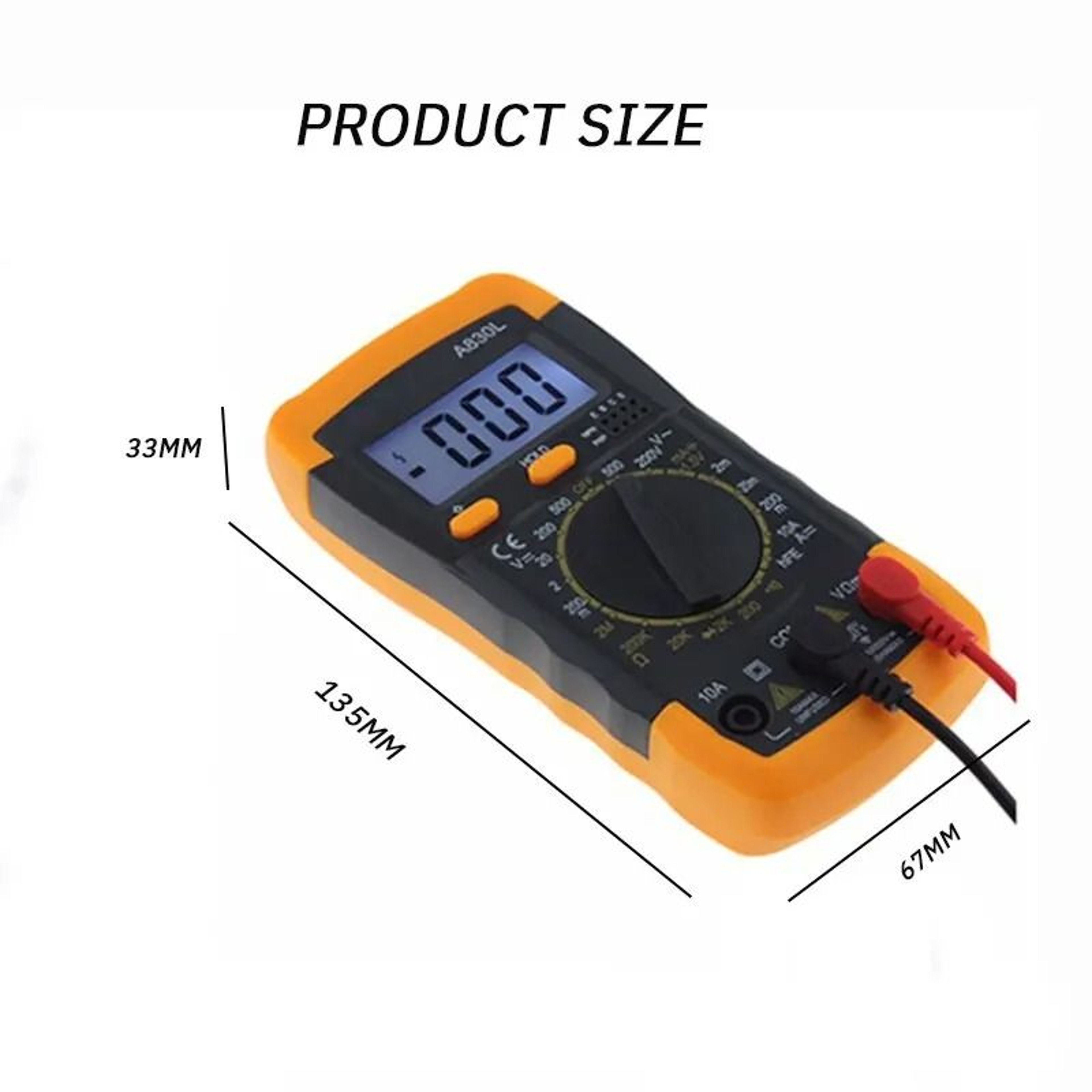 Professional Handheld Digital Multimeter 2