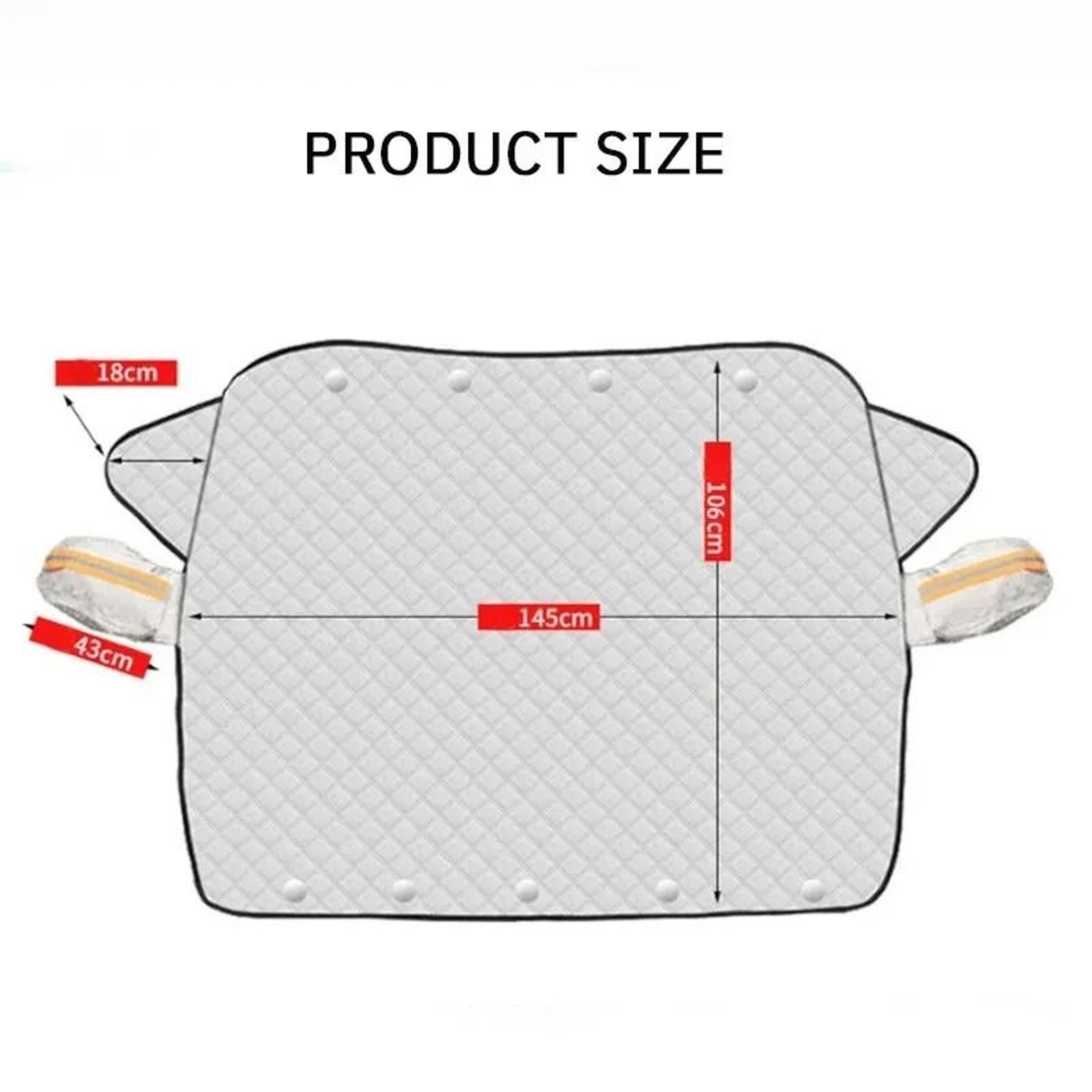 Universal Magnetic Car Windshield Shield 6