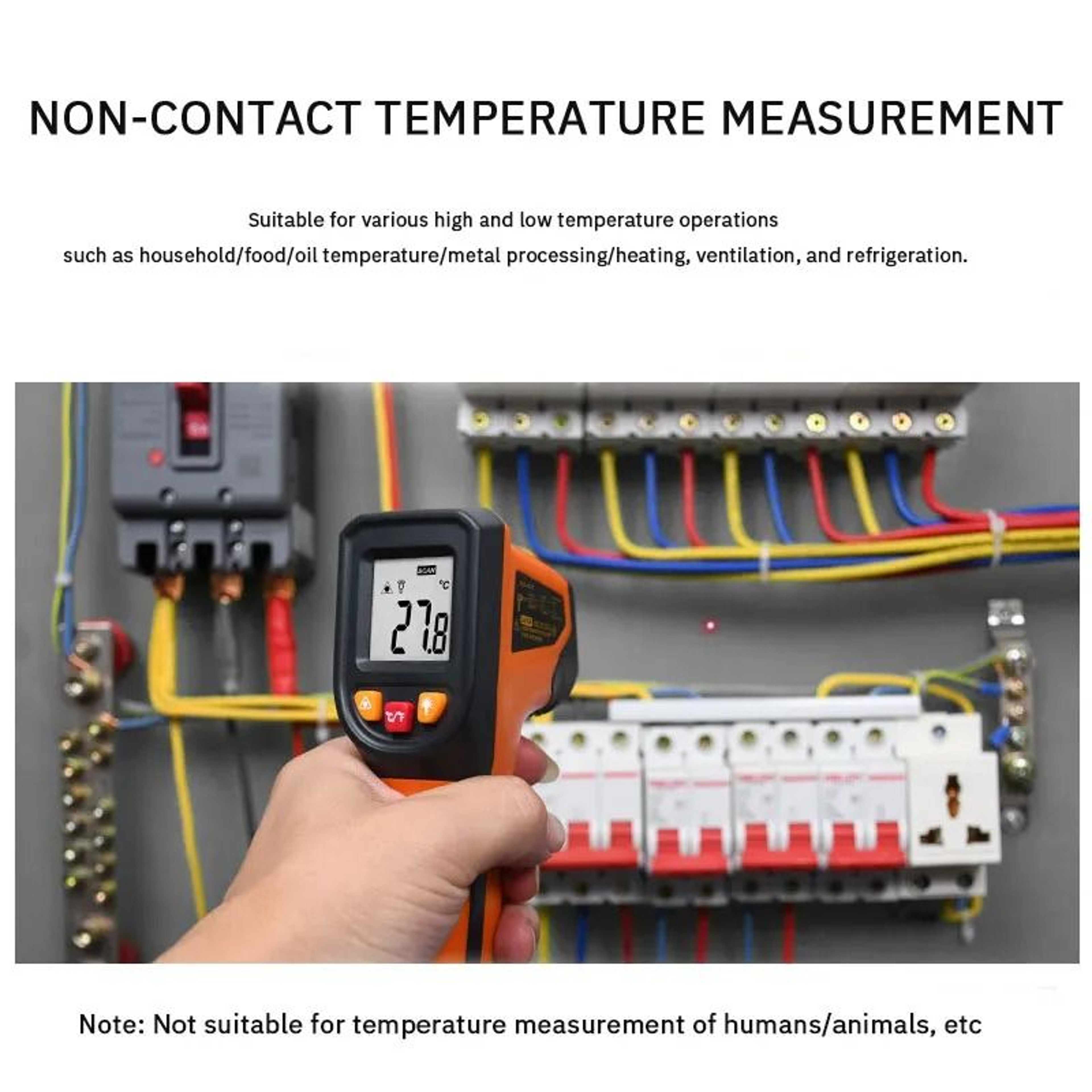 Professional Digital Infrared Laser Thermometer 4