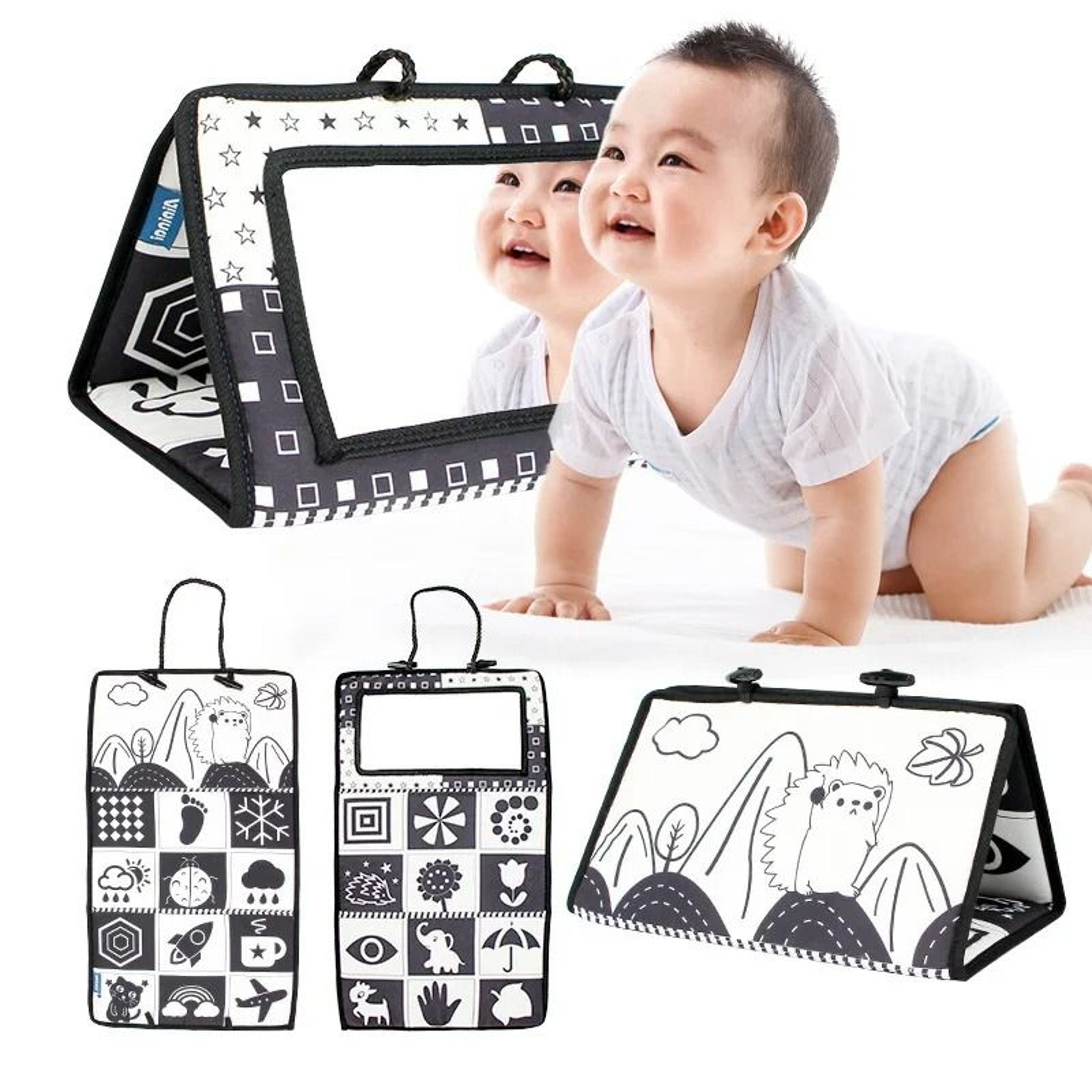 Montessori Visual Development Sensory Activity Mirror 0