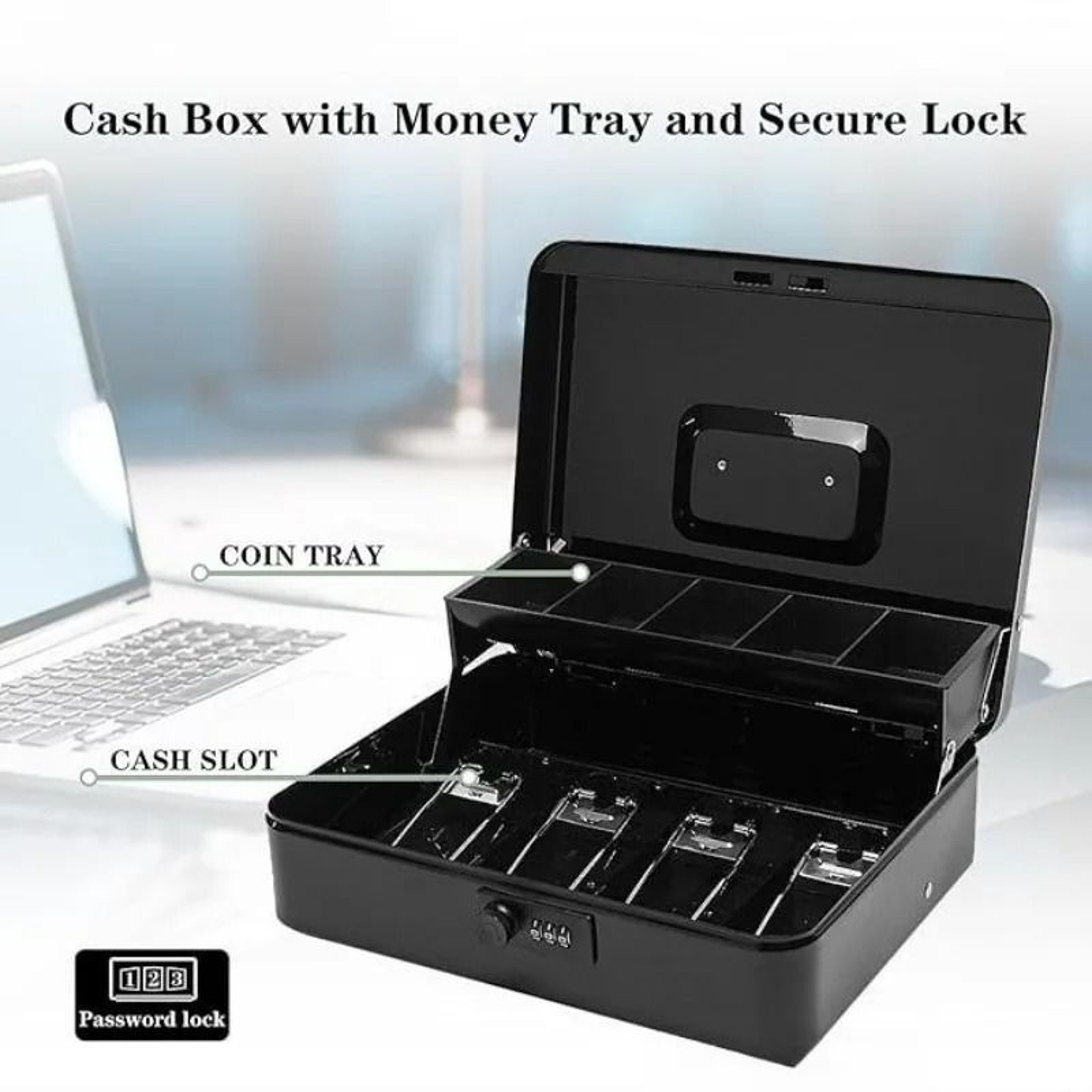 Heavy Duty Secure Cash And Valuables Storage Box 0