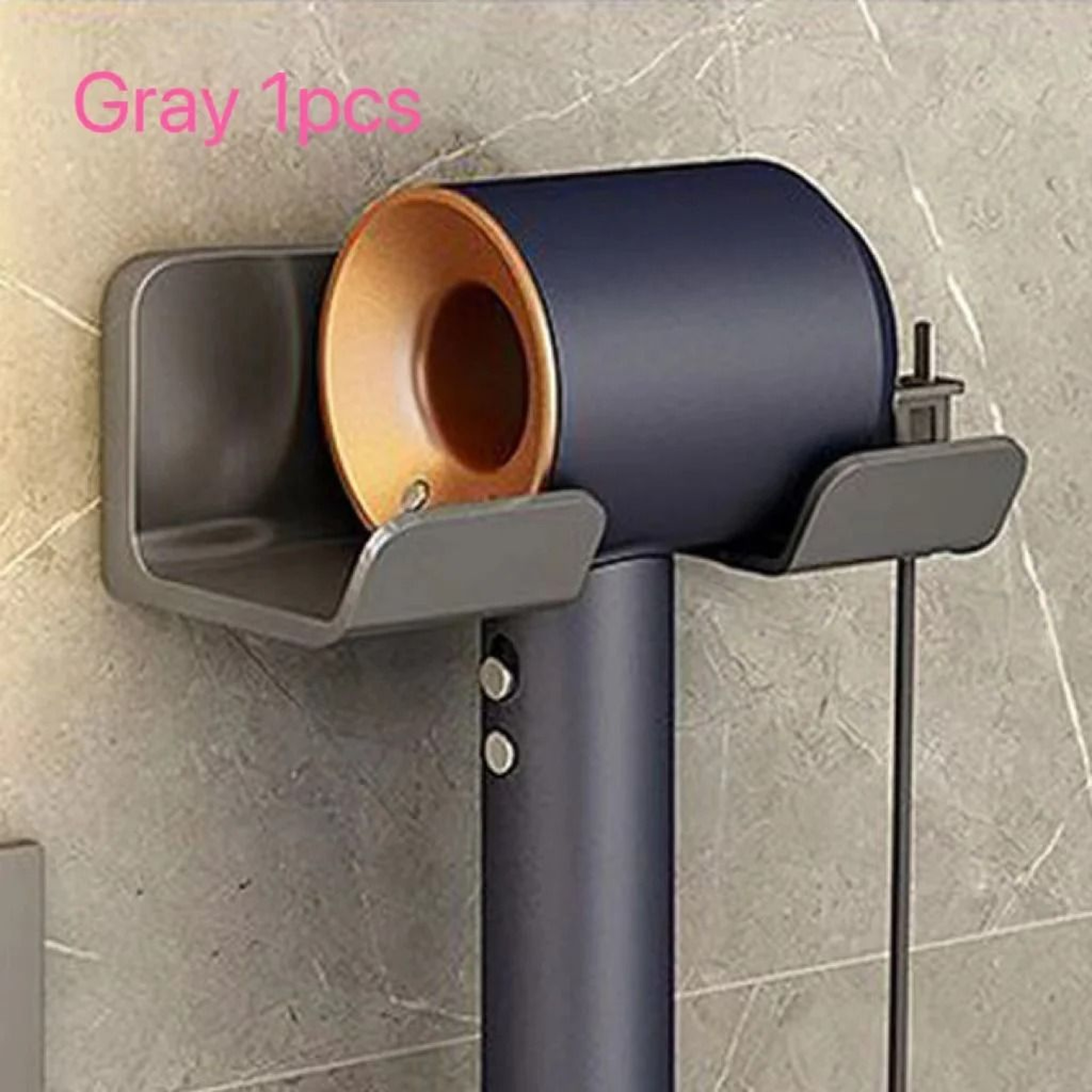 Wall Mounted MultiFunctional Hair Dryer  Tool Organizer 11
