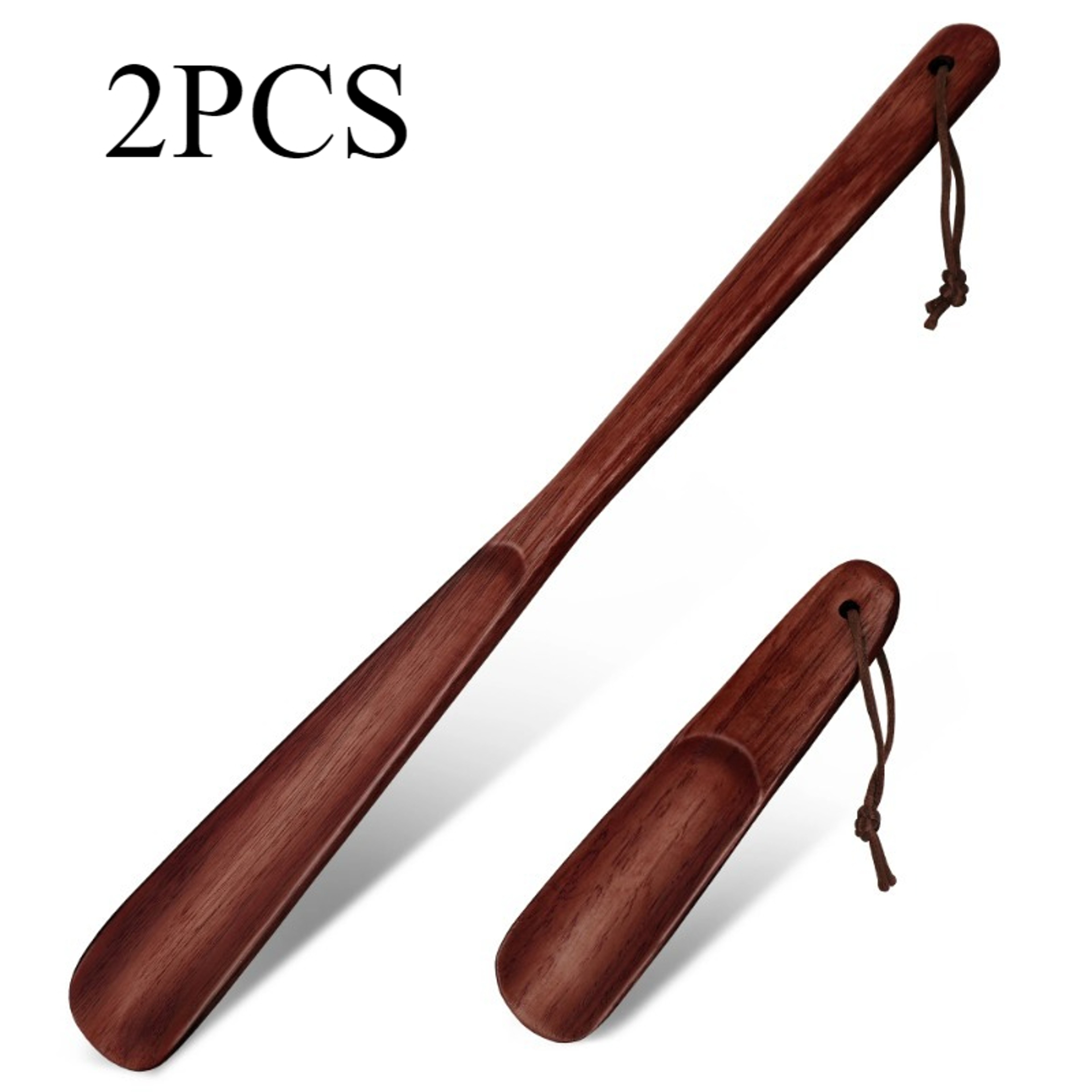Set of 2 Long Handle Shoe Horns for Easy Shoe Wearing, Heel Protection and Daily Comfort – view 7