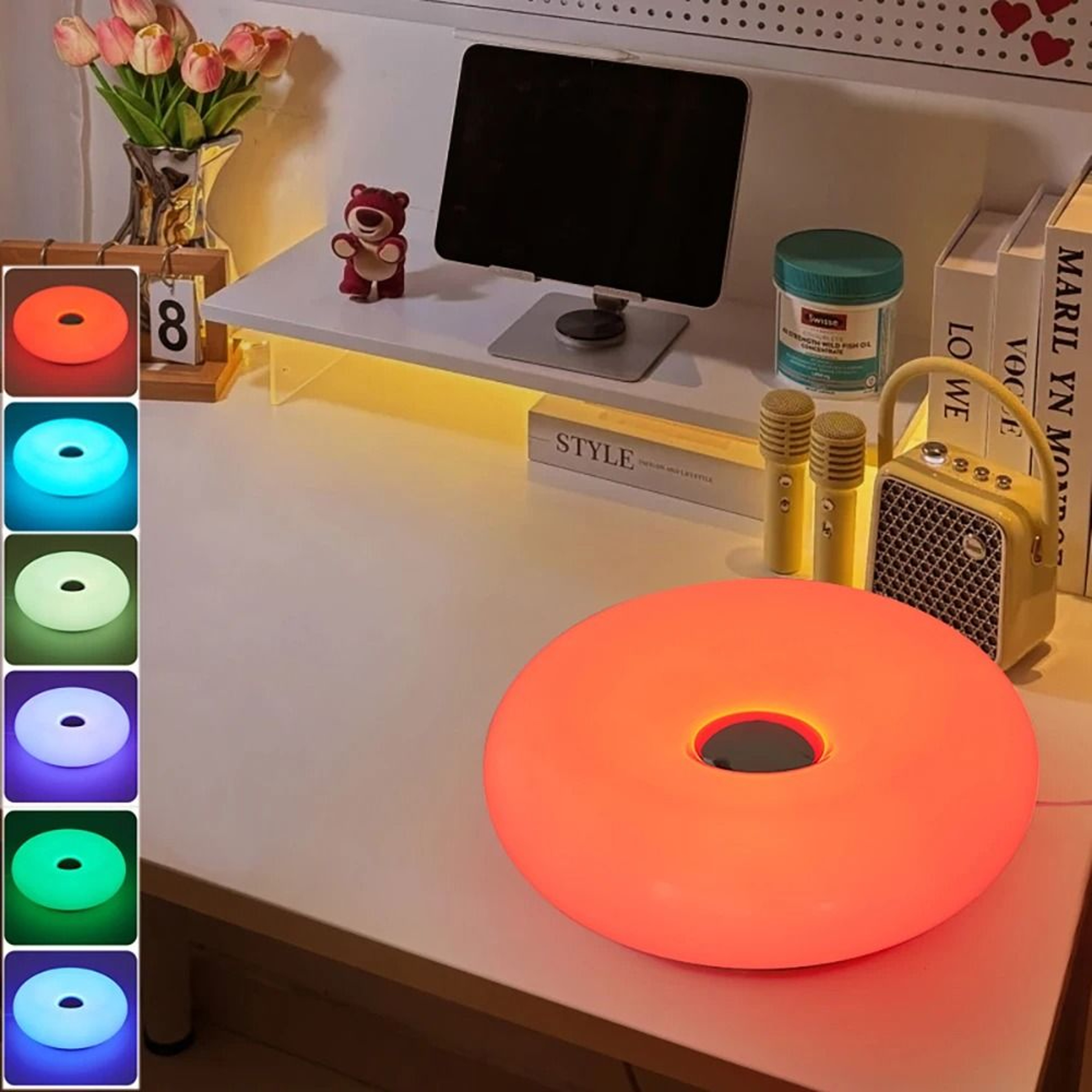 Modern Toroidal Geometric Accent Light 2