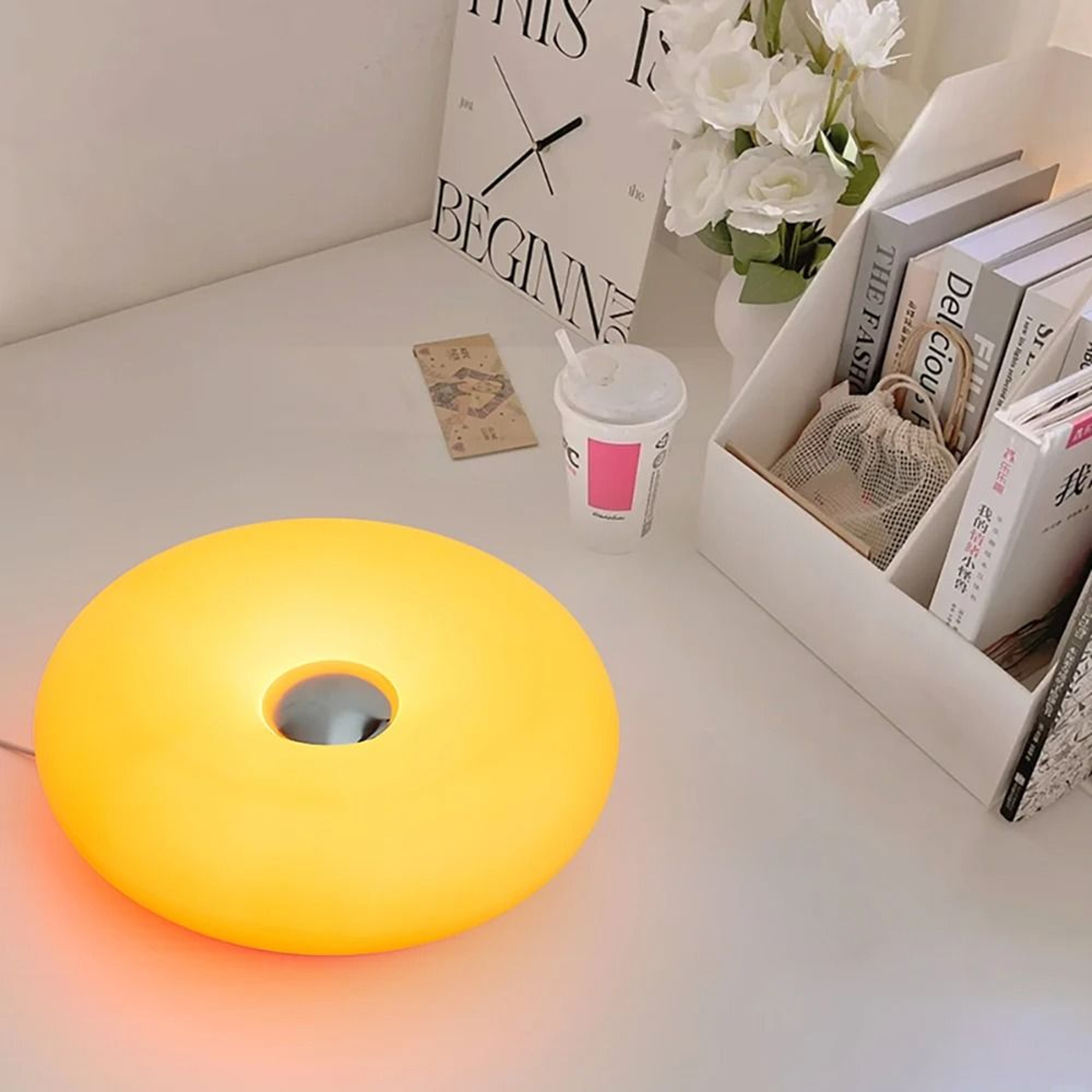 Modern Toroidal Geometric Accent Light 3