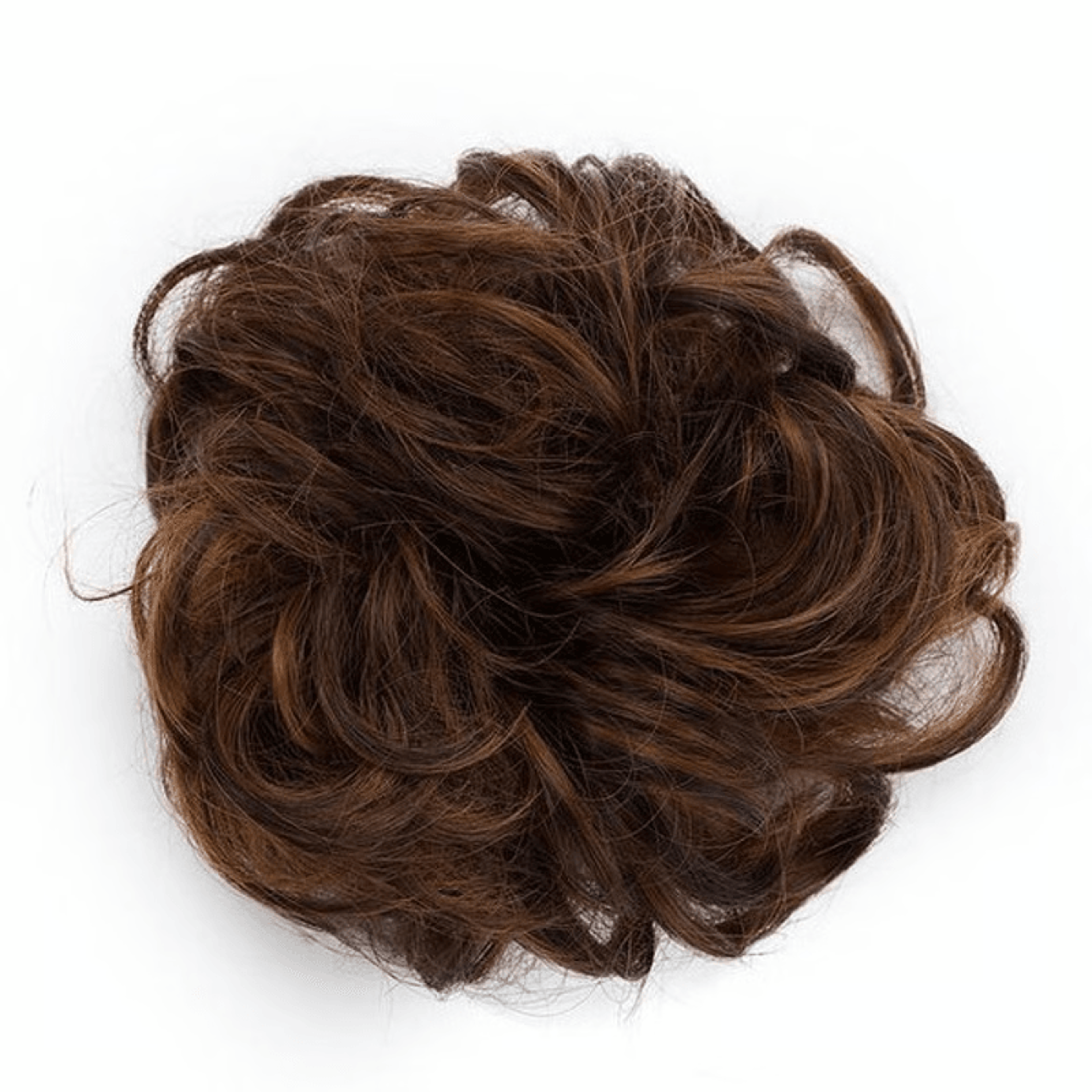 Romantic Rose Bun Hair Scrunchie  Fashion Floral Hair Bun Accessory 9
