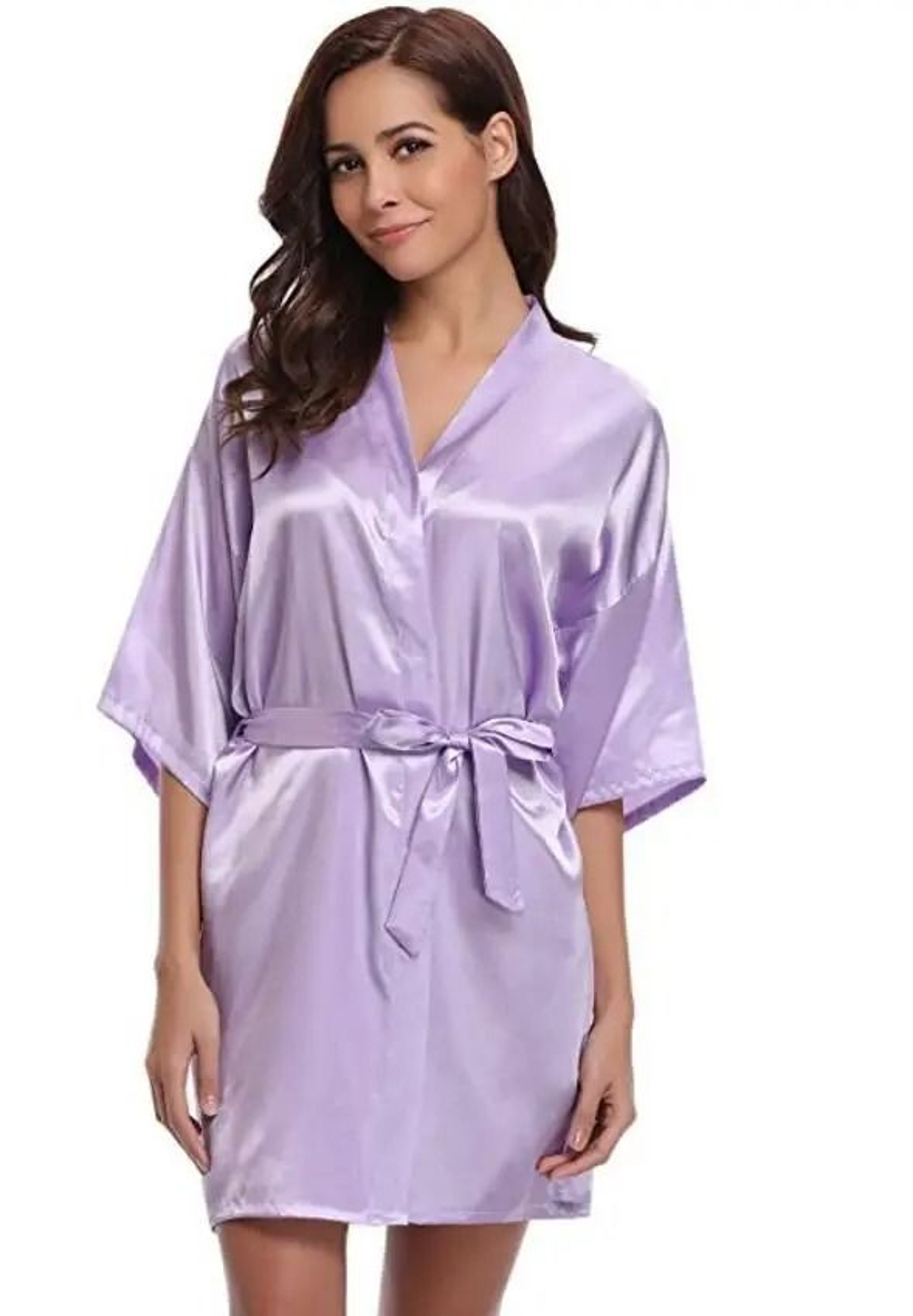Womens Silk Kimono Bridesmaid Robe 15