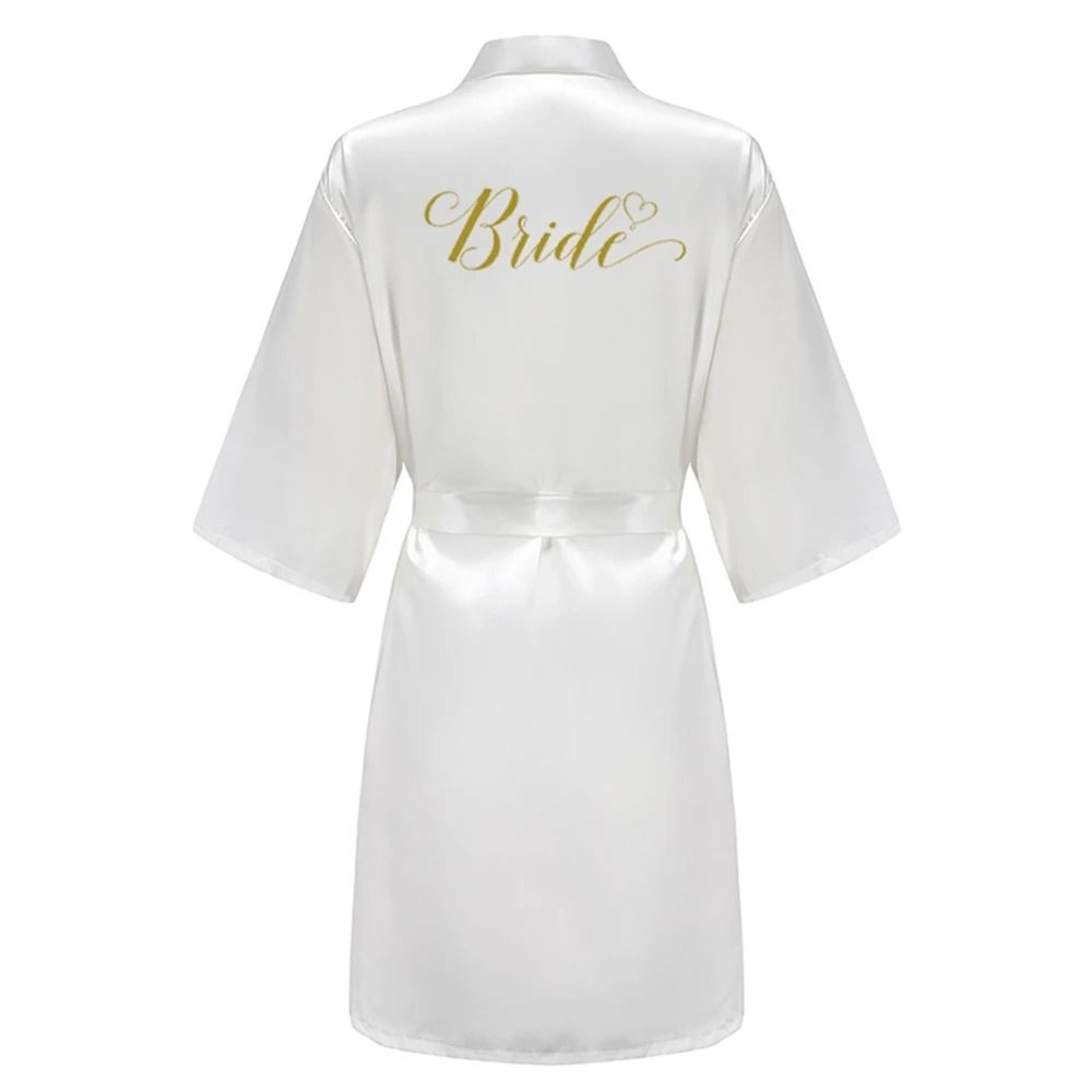 Womens Grass Green Bride And Bridesmaid Satin Robes 11