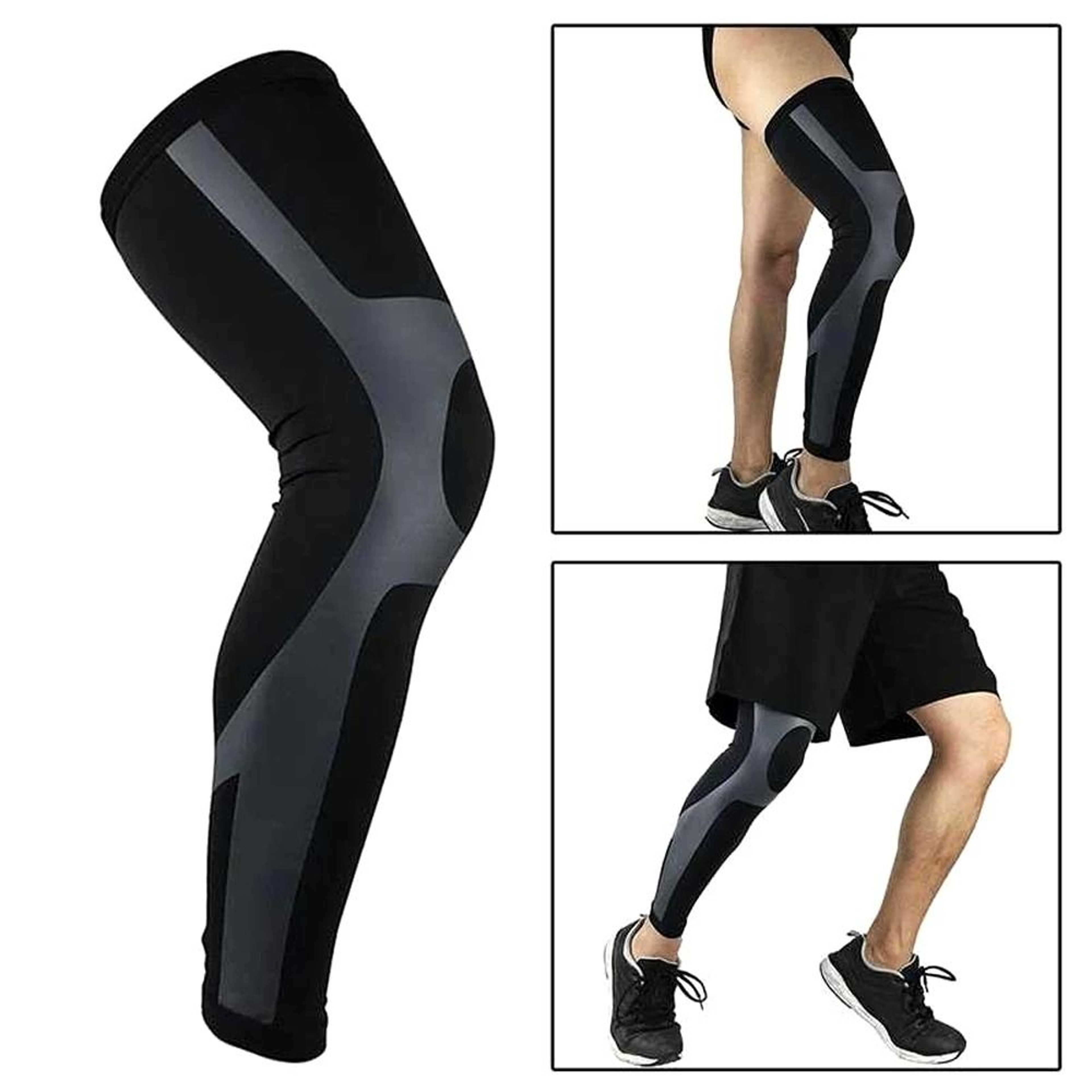 Professional Outdoor Sport Full Leg Compression Sleeve 5