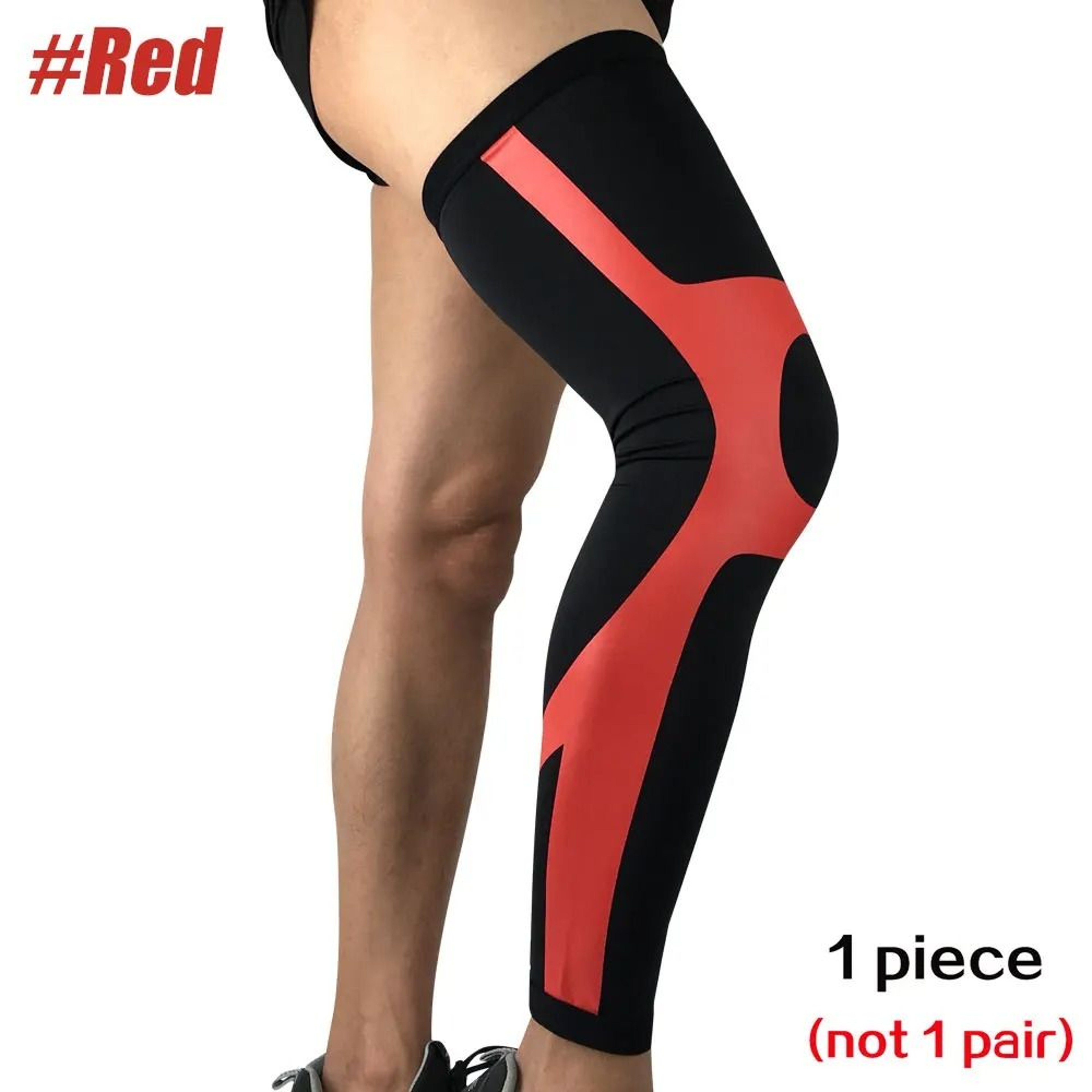Professional Outdoor Sport Full Leg Compression Sleeve 6
