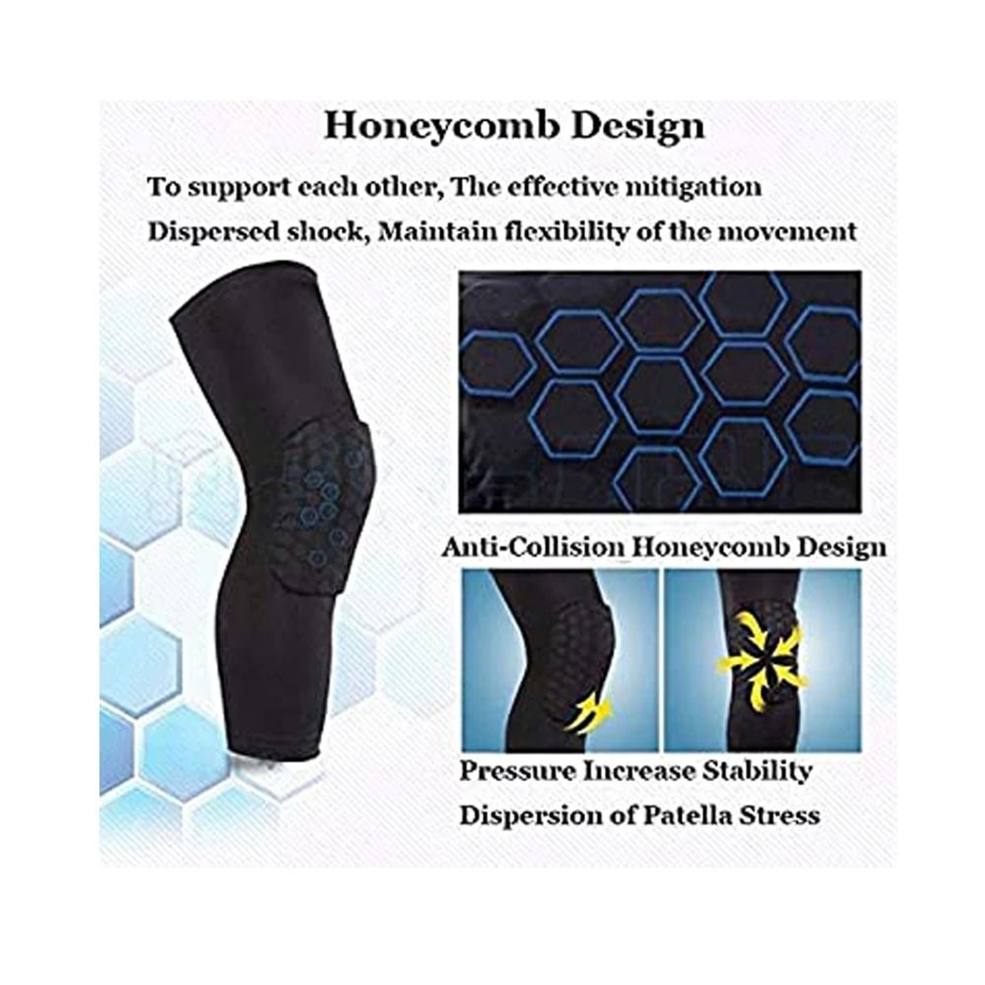 Elite Kinetic Honeycomb Guard And FullLength Compression Sleeve 5