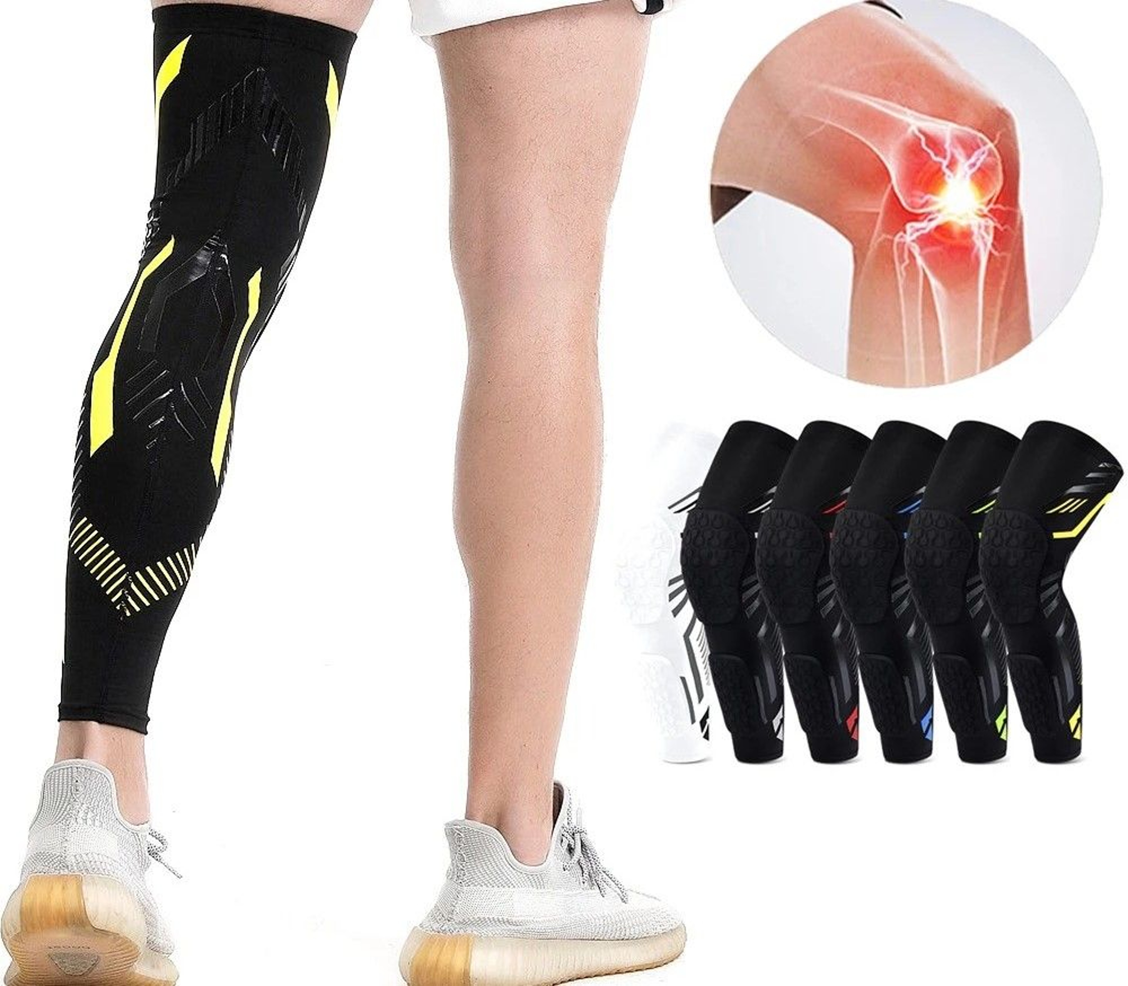 Targeted Muscle Compression And FullLength Knee Support 0