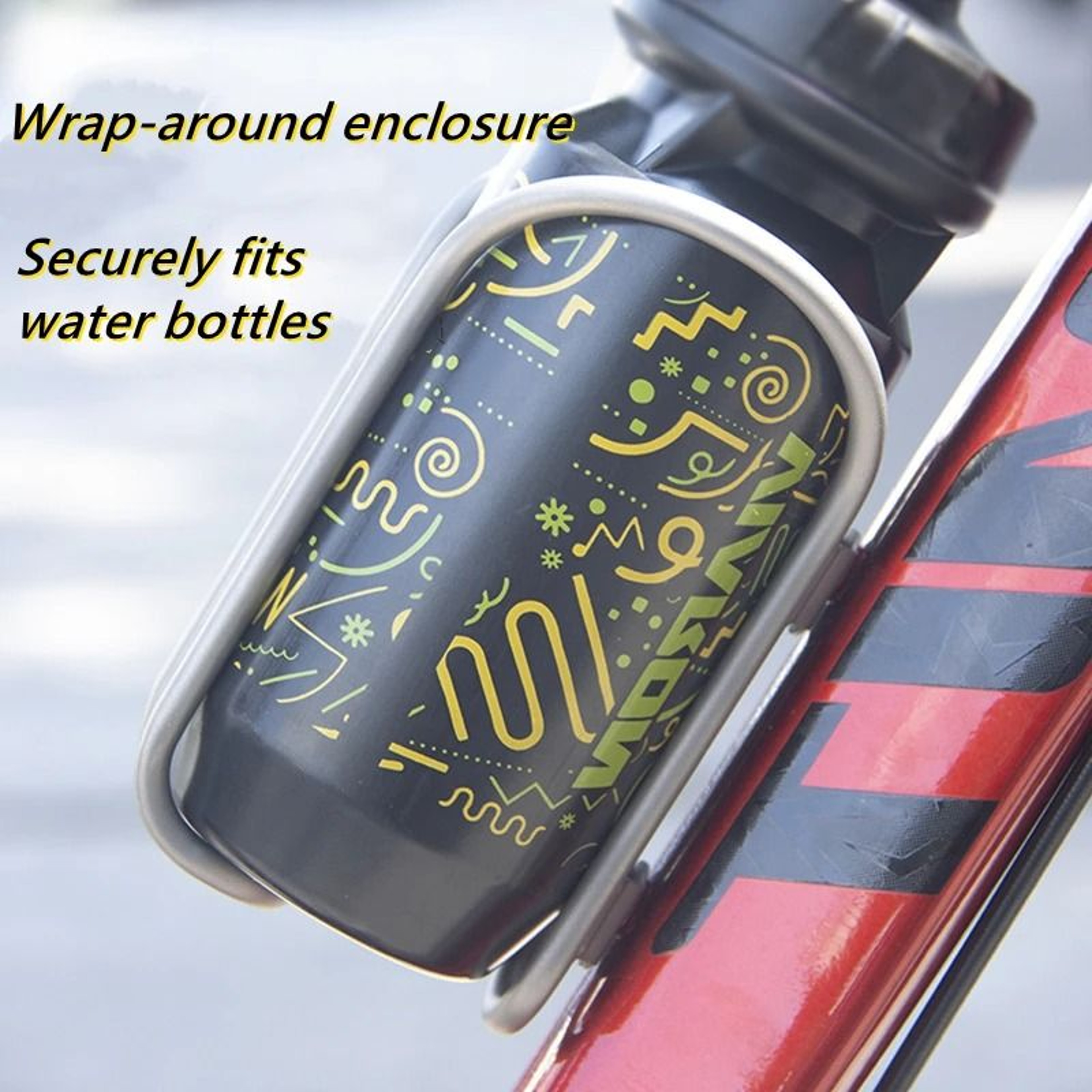 Ultralight CNC Titanium Alloy Water Bottle Cage 3