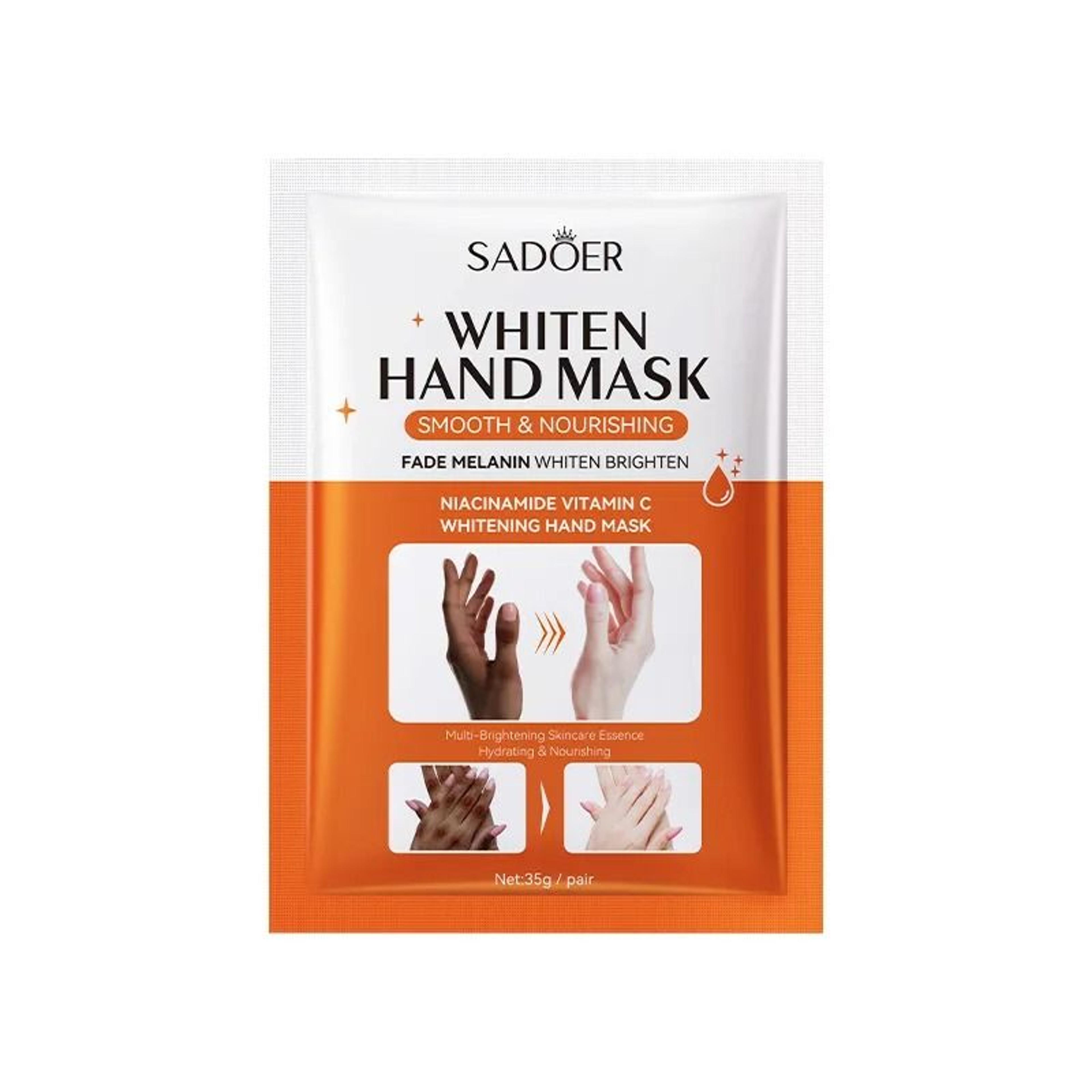 Niacinamide Infused Hydrating And Brightening Hand Mask 5