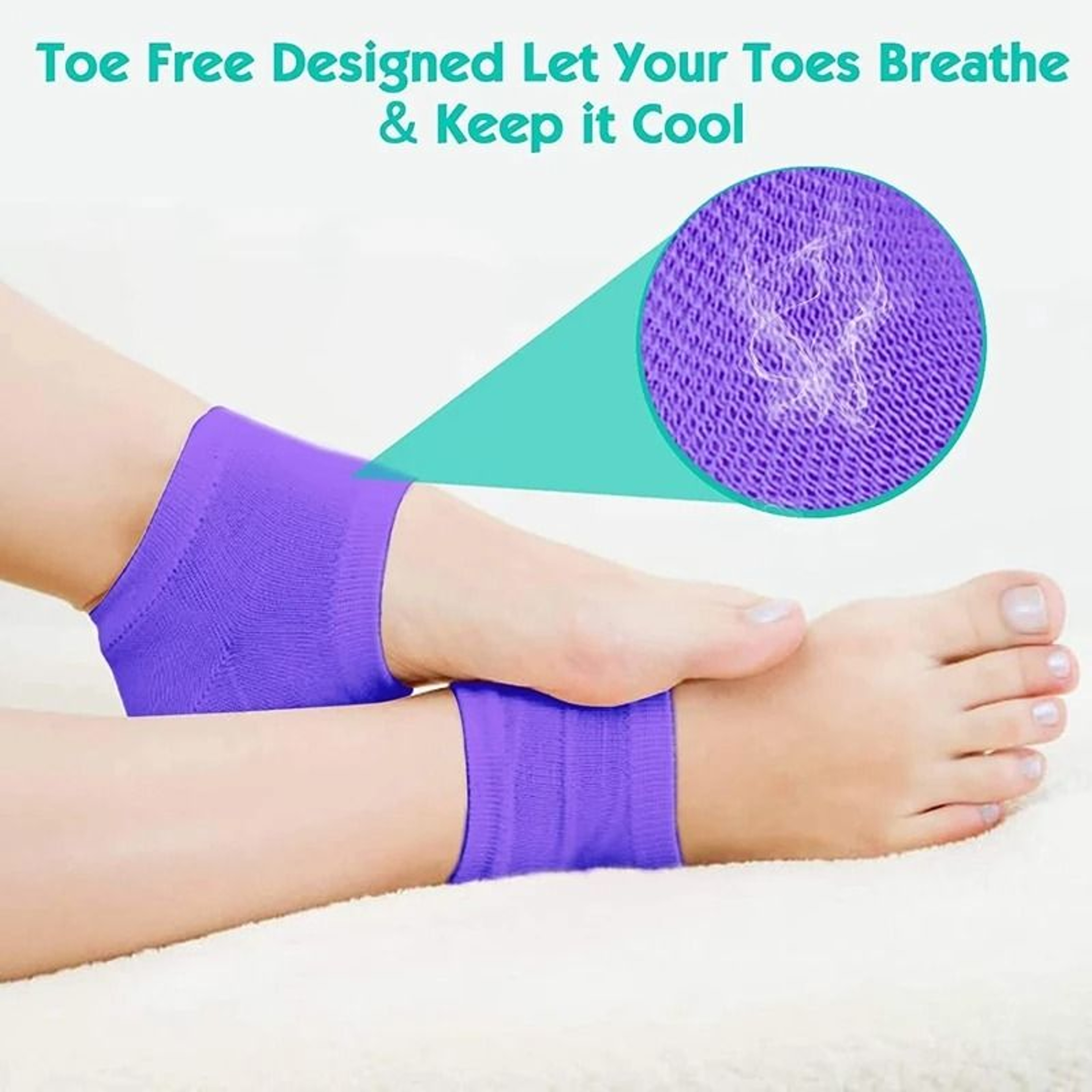 Hydrogel Infused Moisture Retention Heel Protectors 4