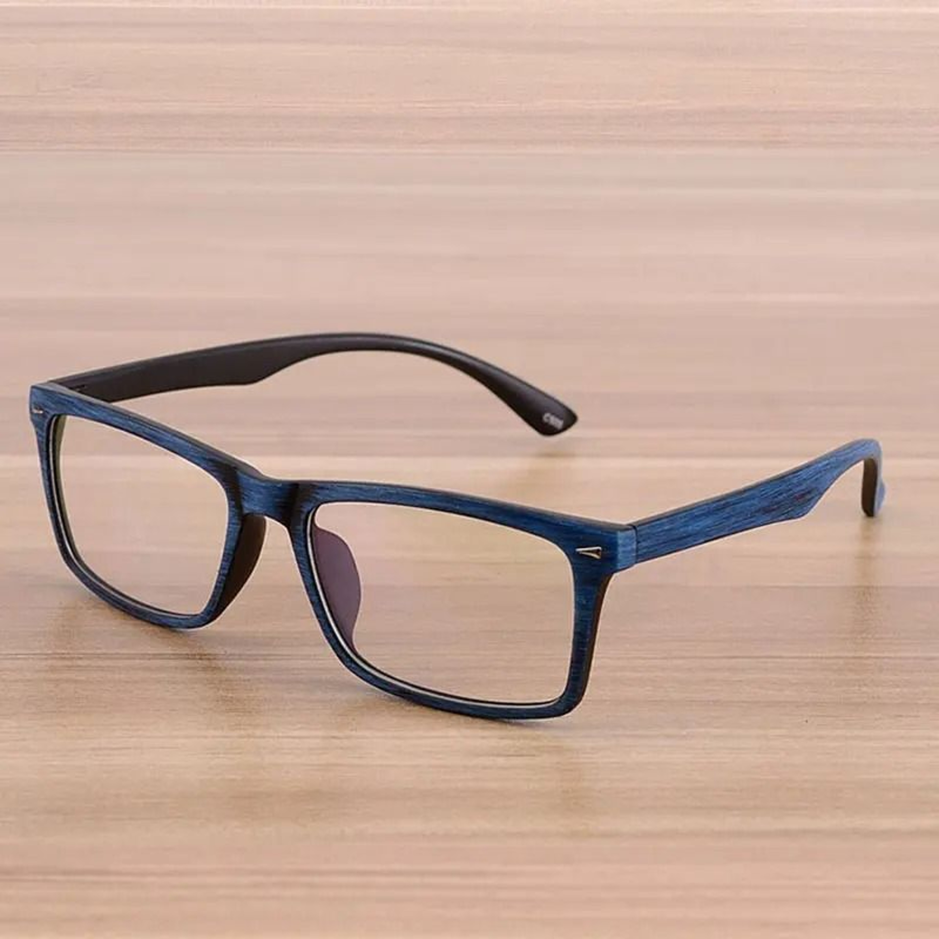 Wood Pattern Vintage Retro Optical Frames 9