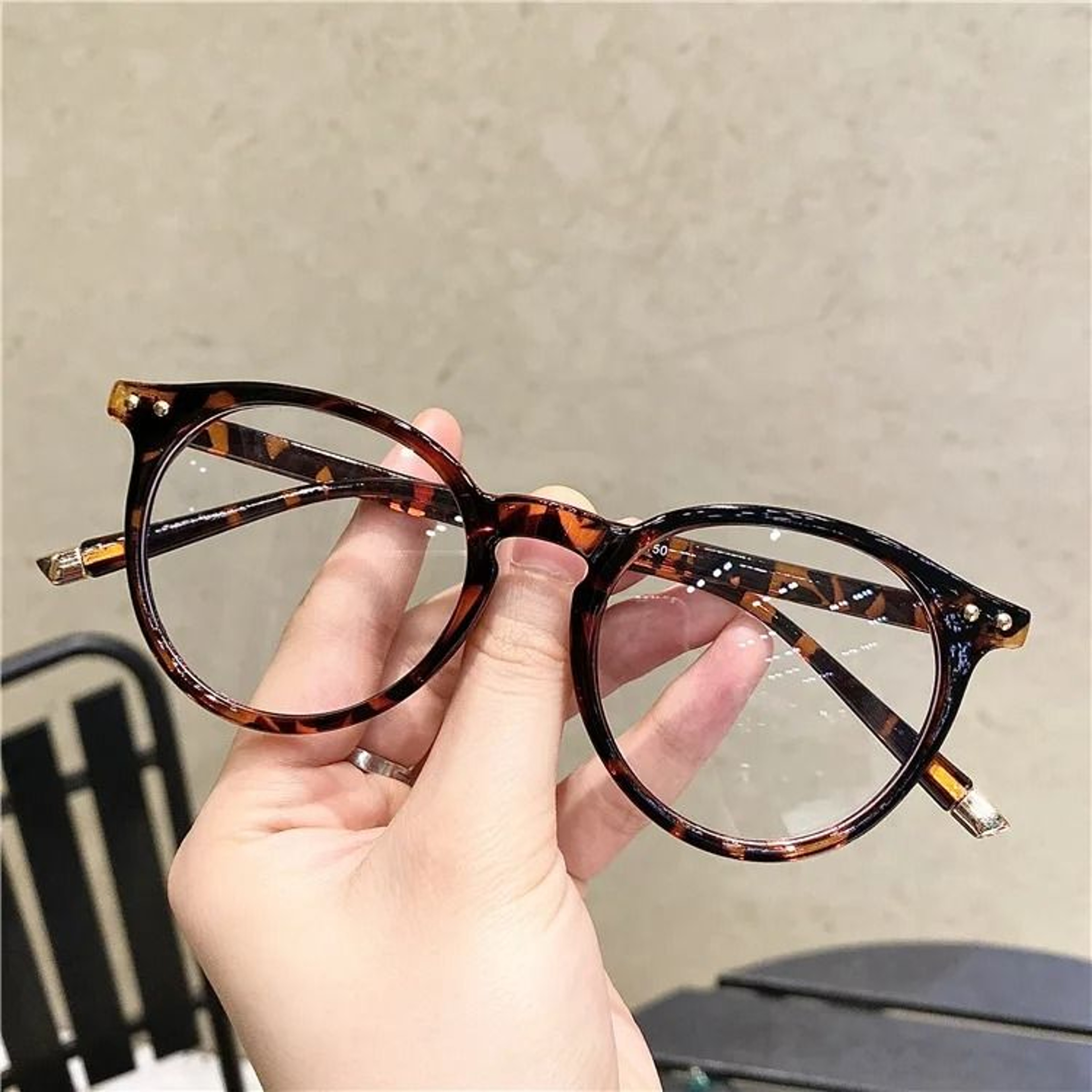 Anti Blue Light Vintage Circular Optical Frames 2