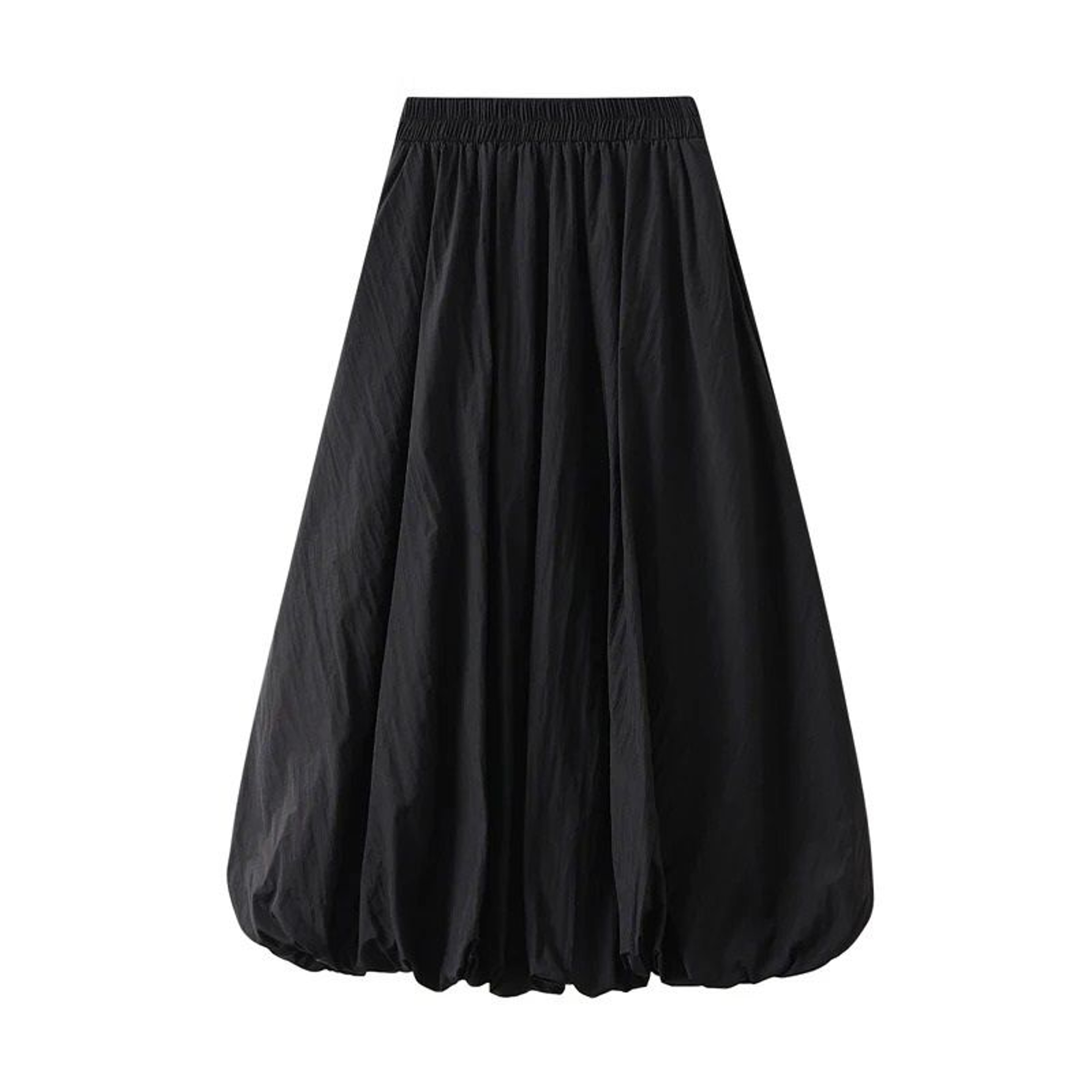 Vintage Balloon High Waist Puff Maxi Skirt 0