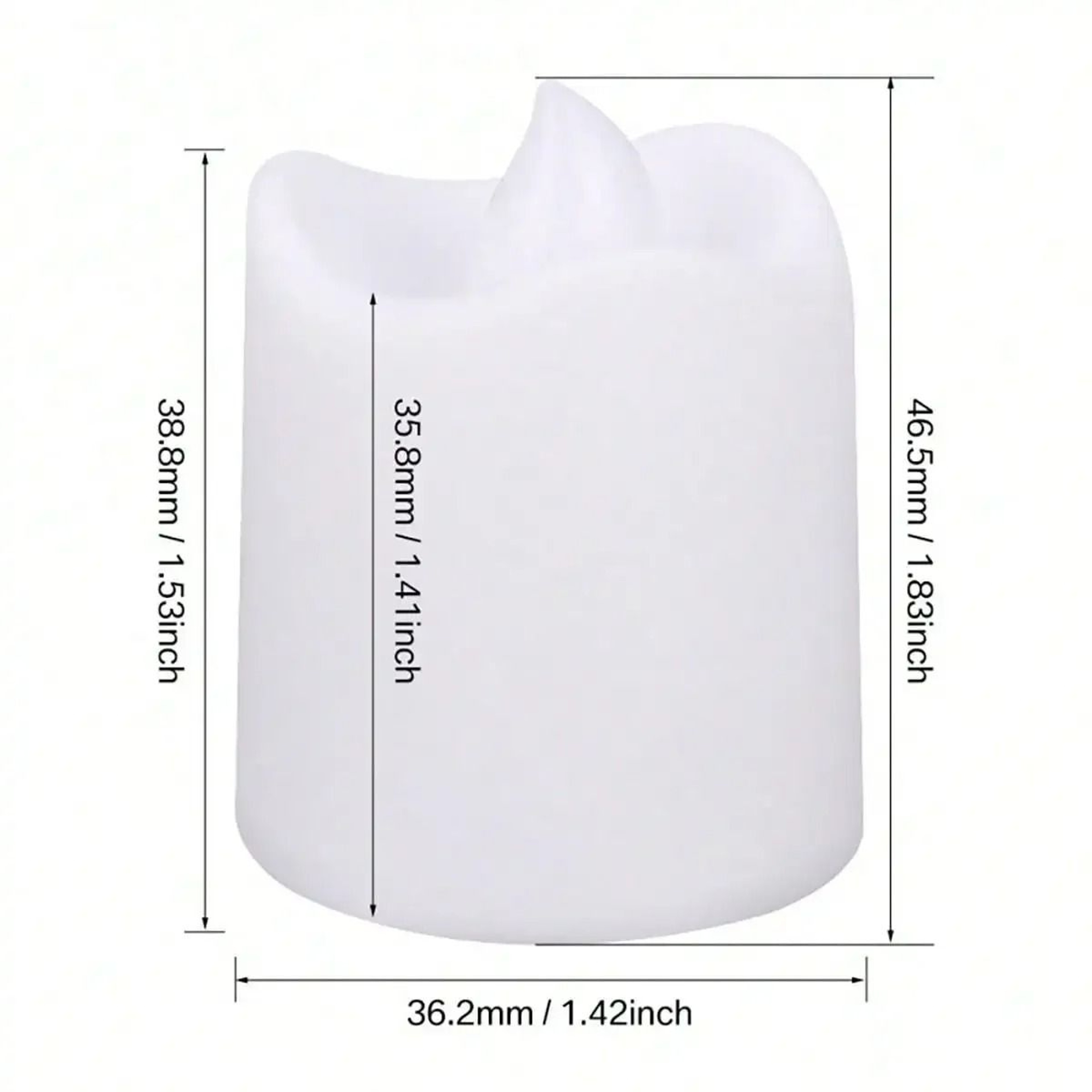 24Piece Red Shell Flameless LED Tea Lights 4