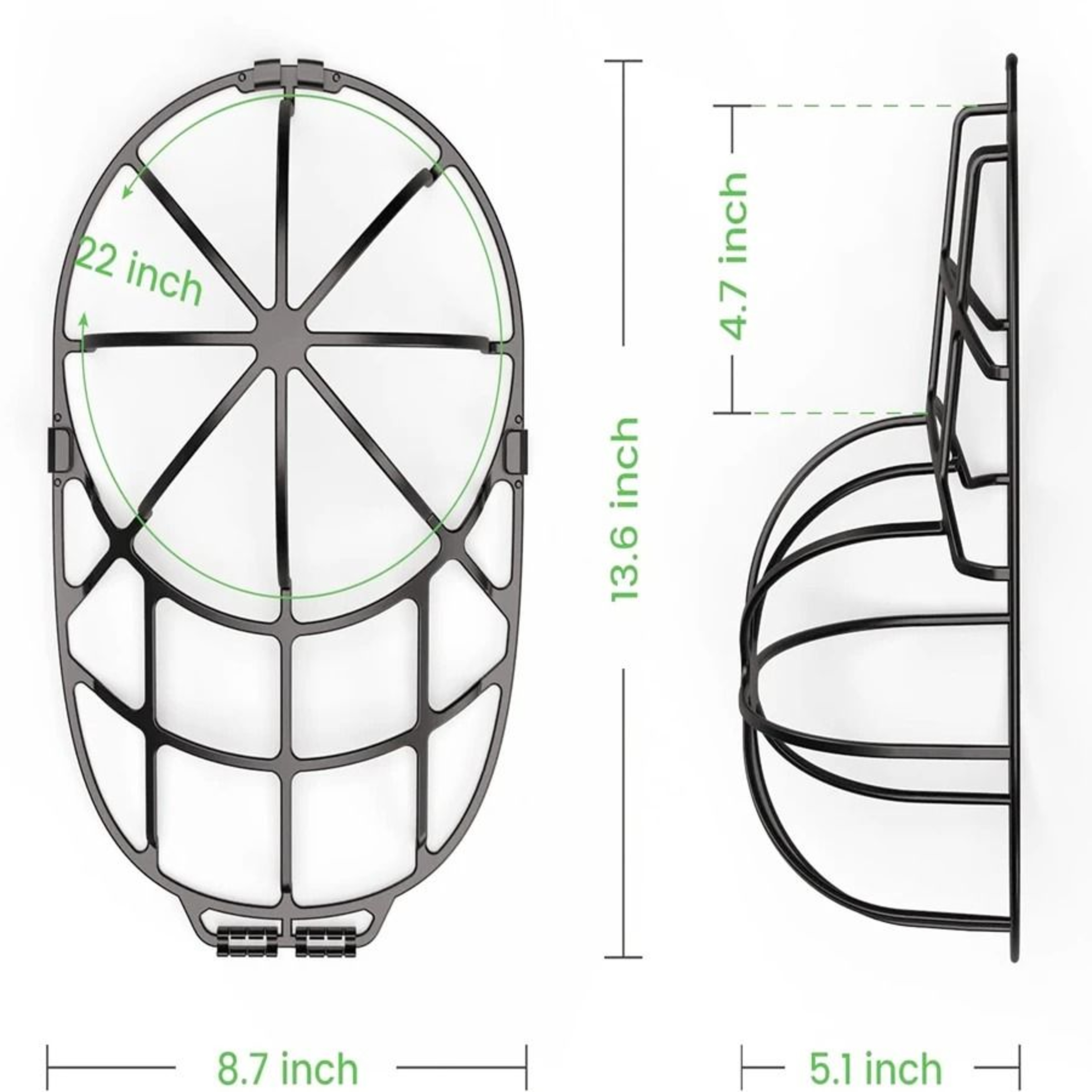 Double Deck Baseball Cap Washer and Shaper – view 9