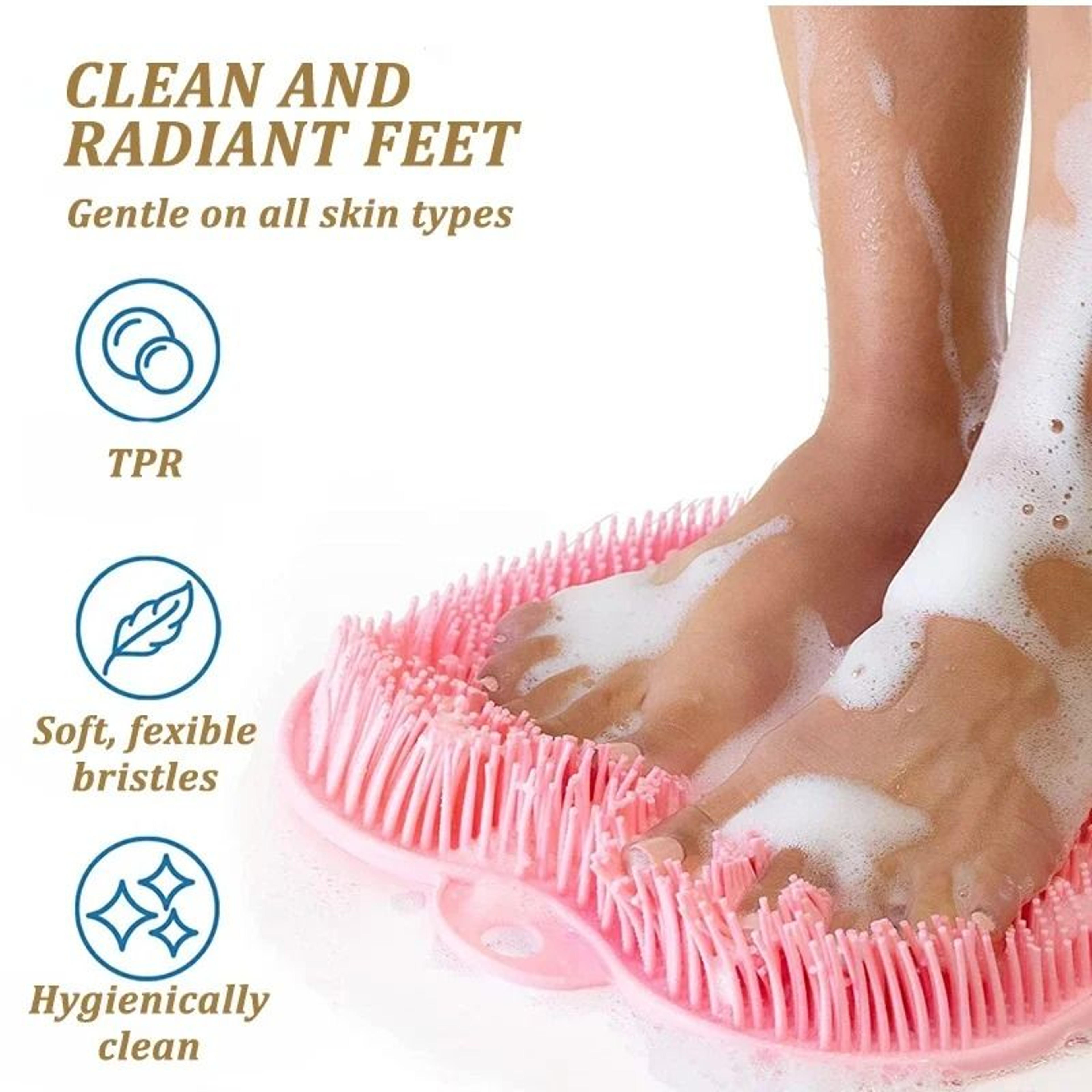 Silicone Suction Base Body And Foot Scrubber Pad 3