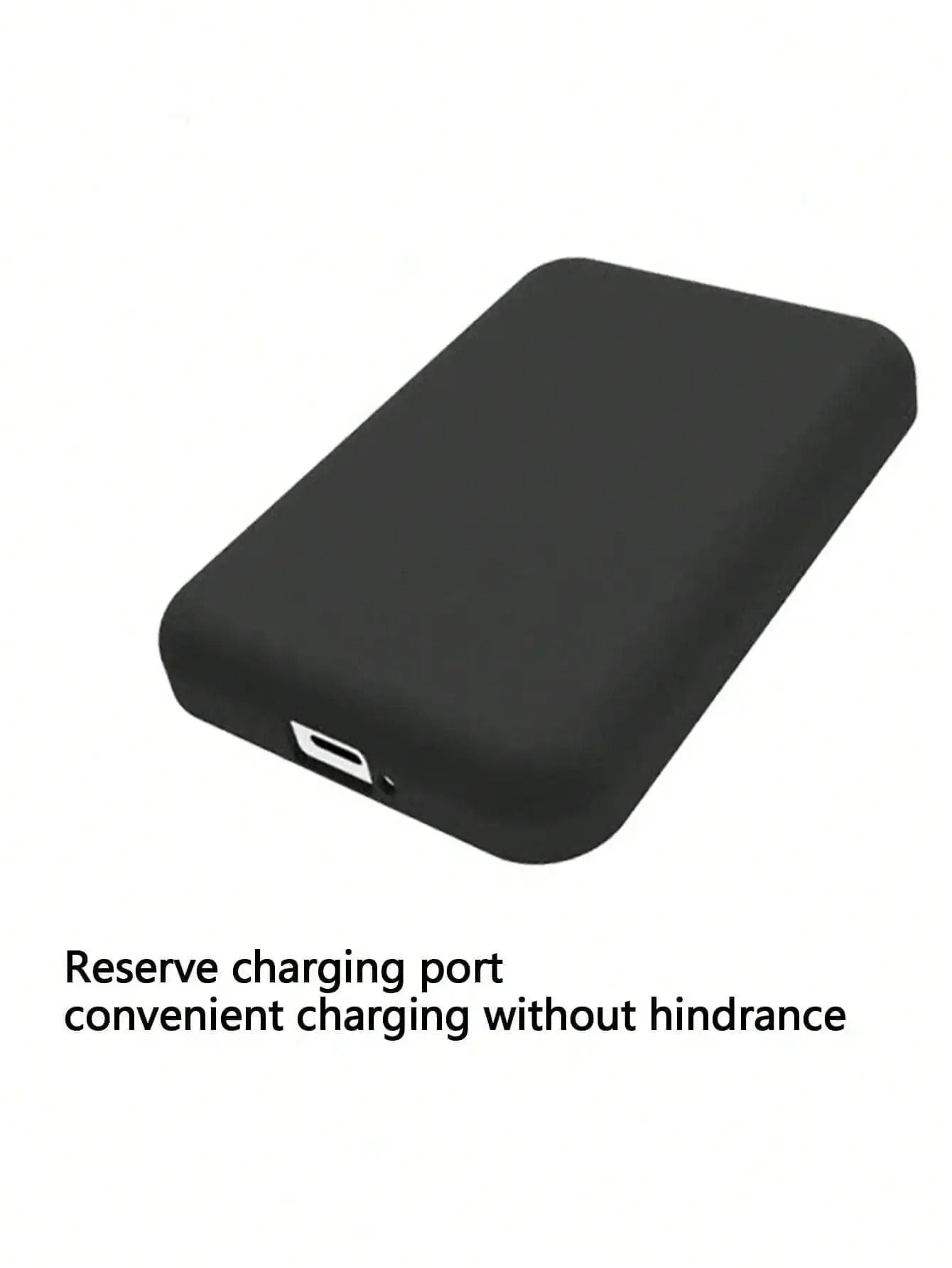 Shockproof Matte Black TPU Protective Charging Shield 2