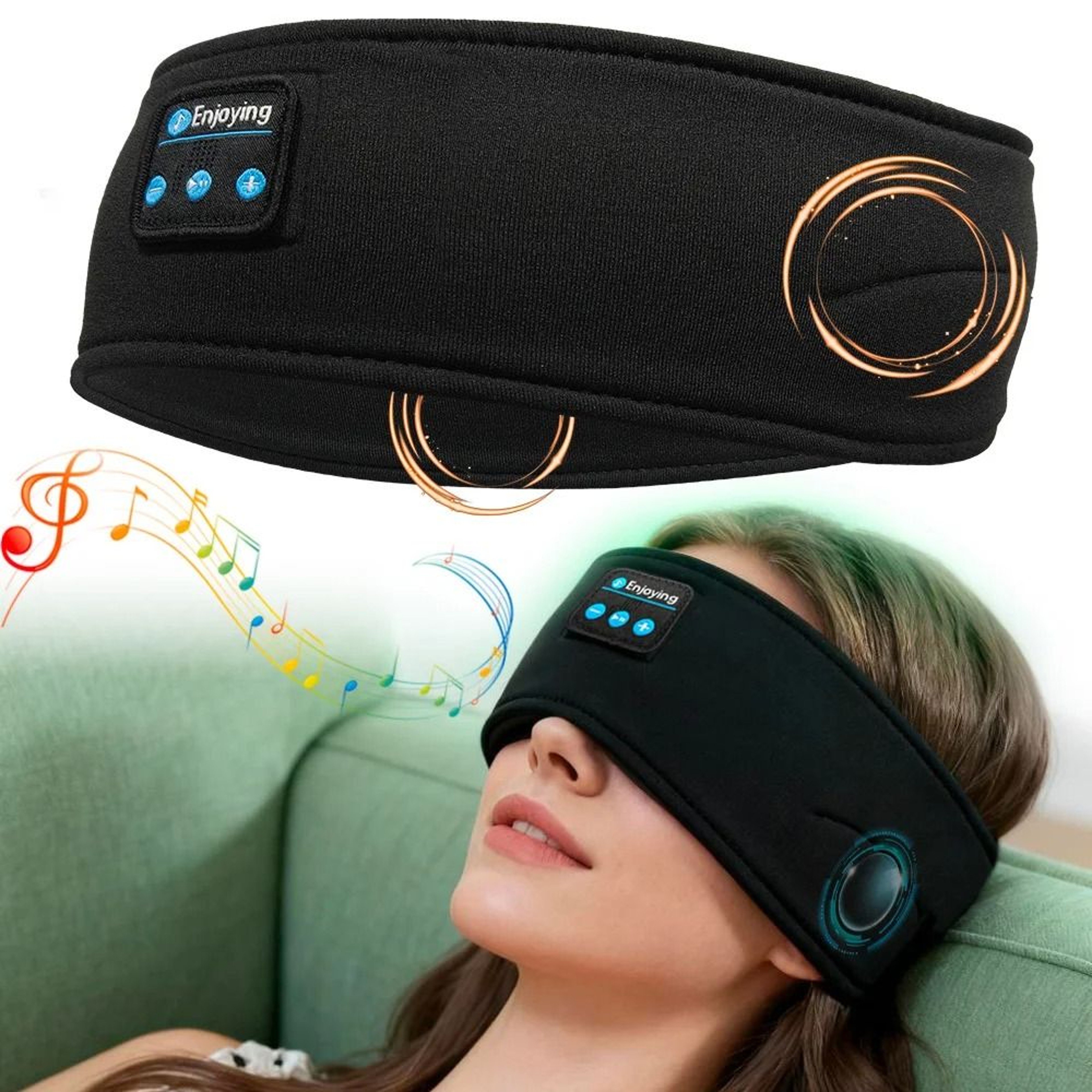 Soft Elastic Sleep And Sport Acoustic Interface 2