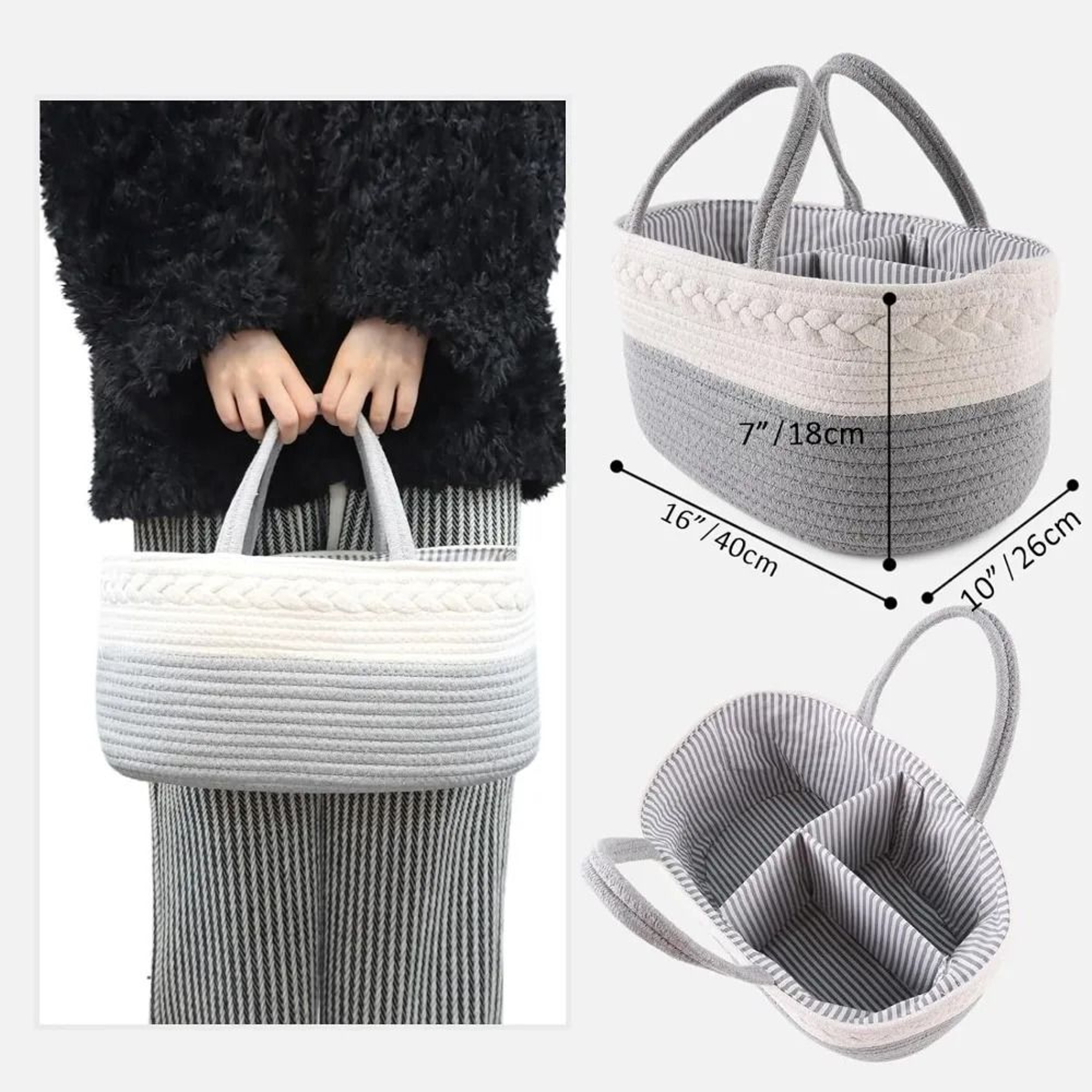 Reinforced Canvas Pediatric Organization Caddy 3
