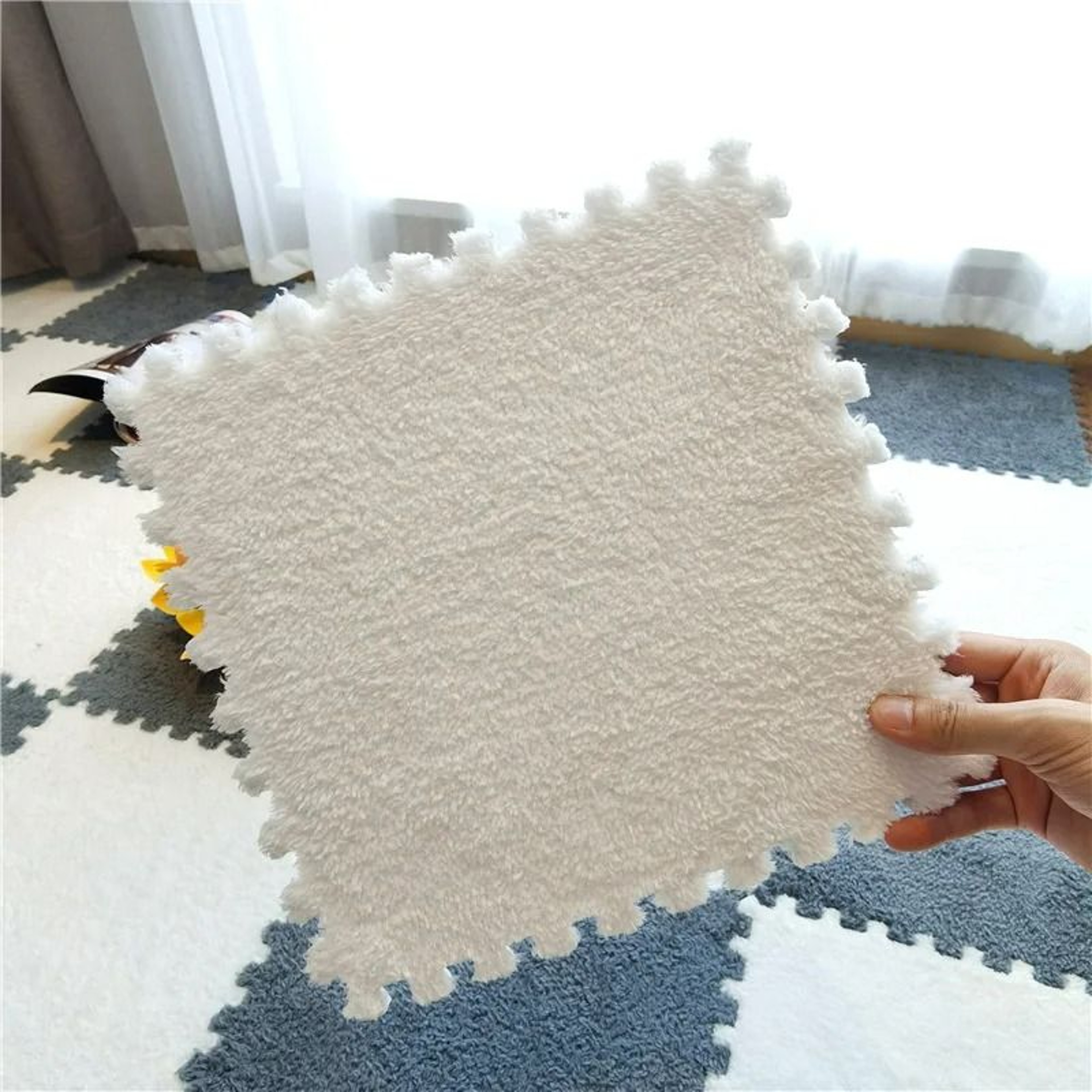 Plush Interlocking Pediatric Floor Mat Tiles 12