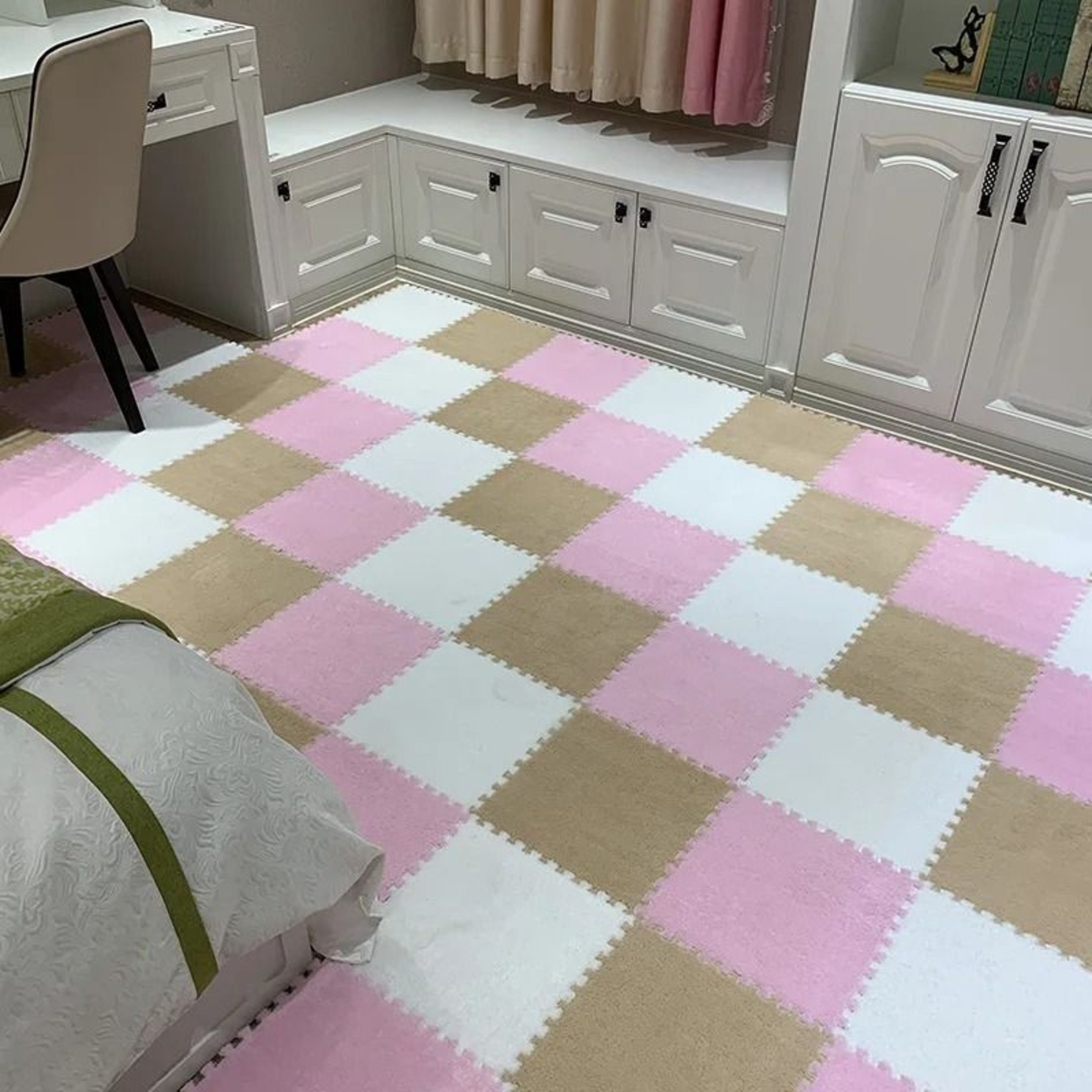 Plush Interlocking Pediatric Floor Mat Tiles 3