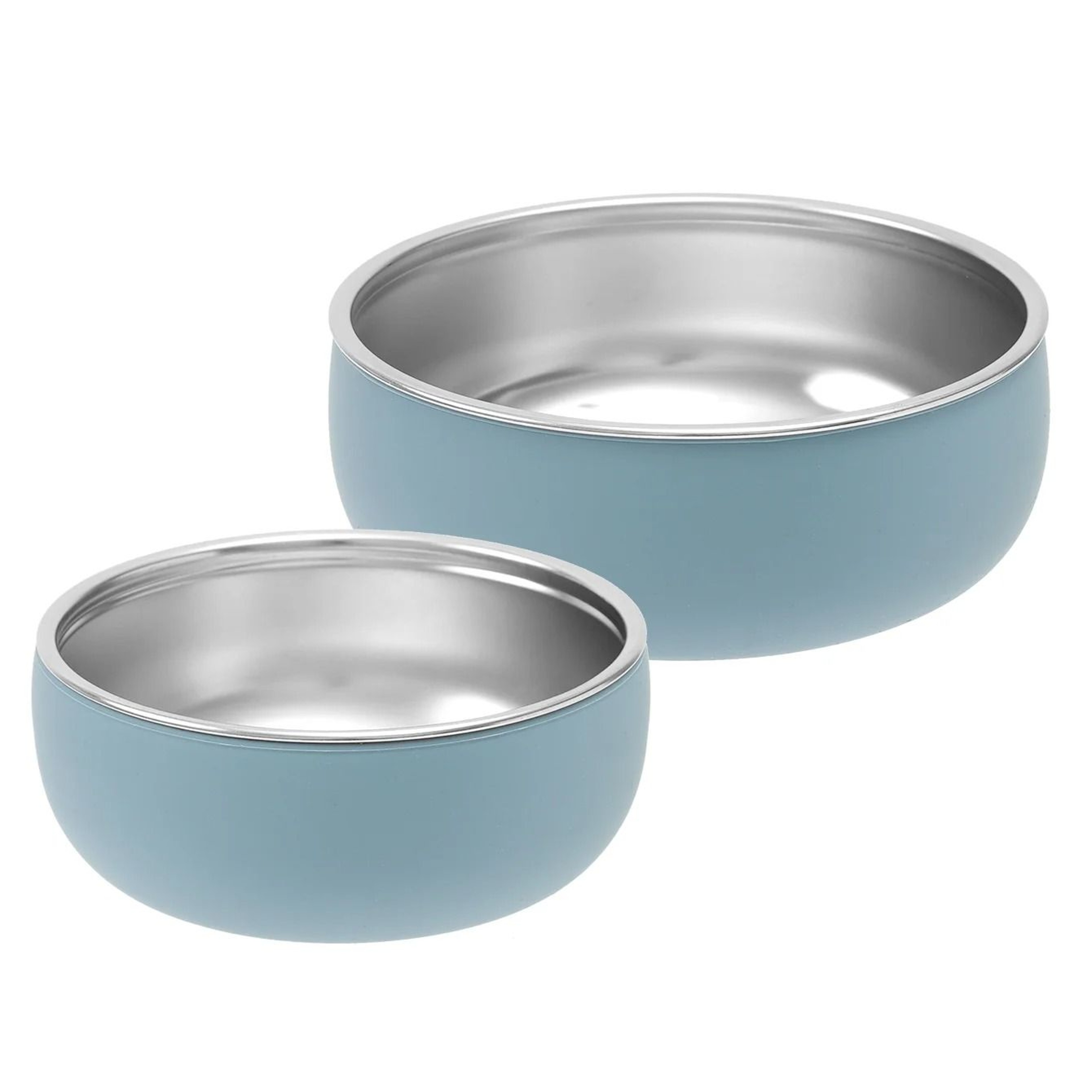Double Layer Stainless Steel Pediatric Feeding Bowl Set 6