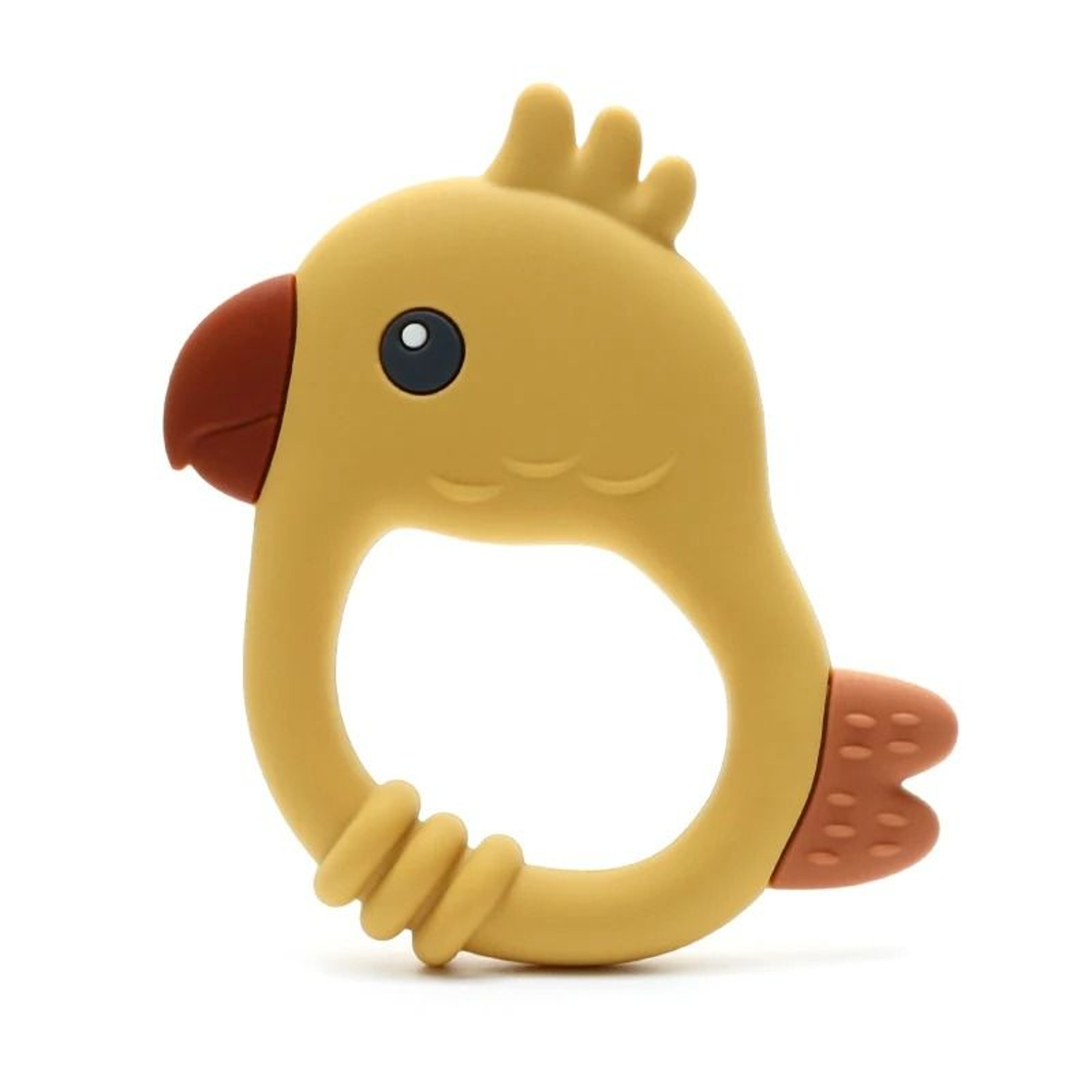Colorful Parrot Kids Silicone Teether 1