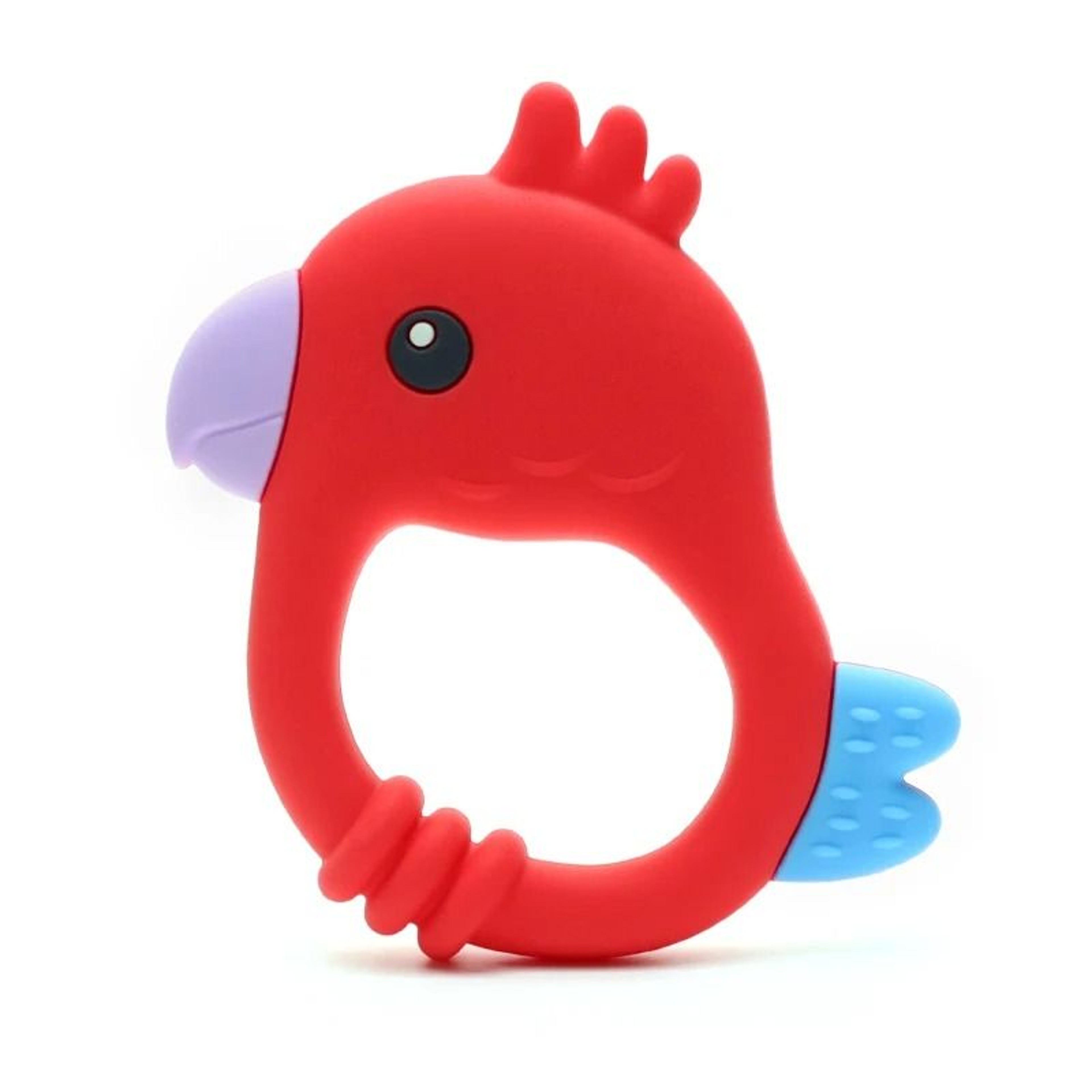 Colorful Parrot Kids Silicone Teether 6