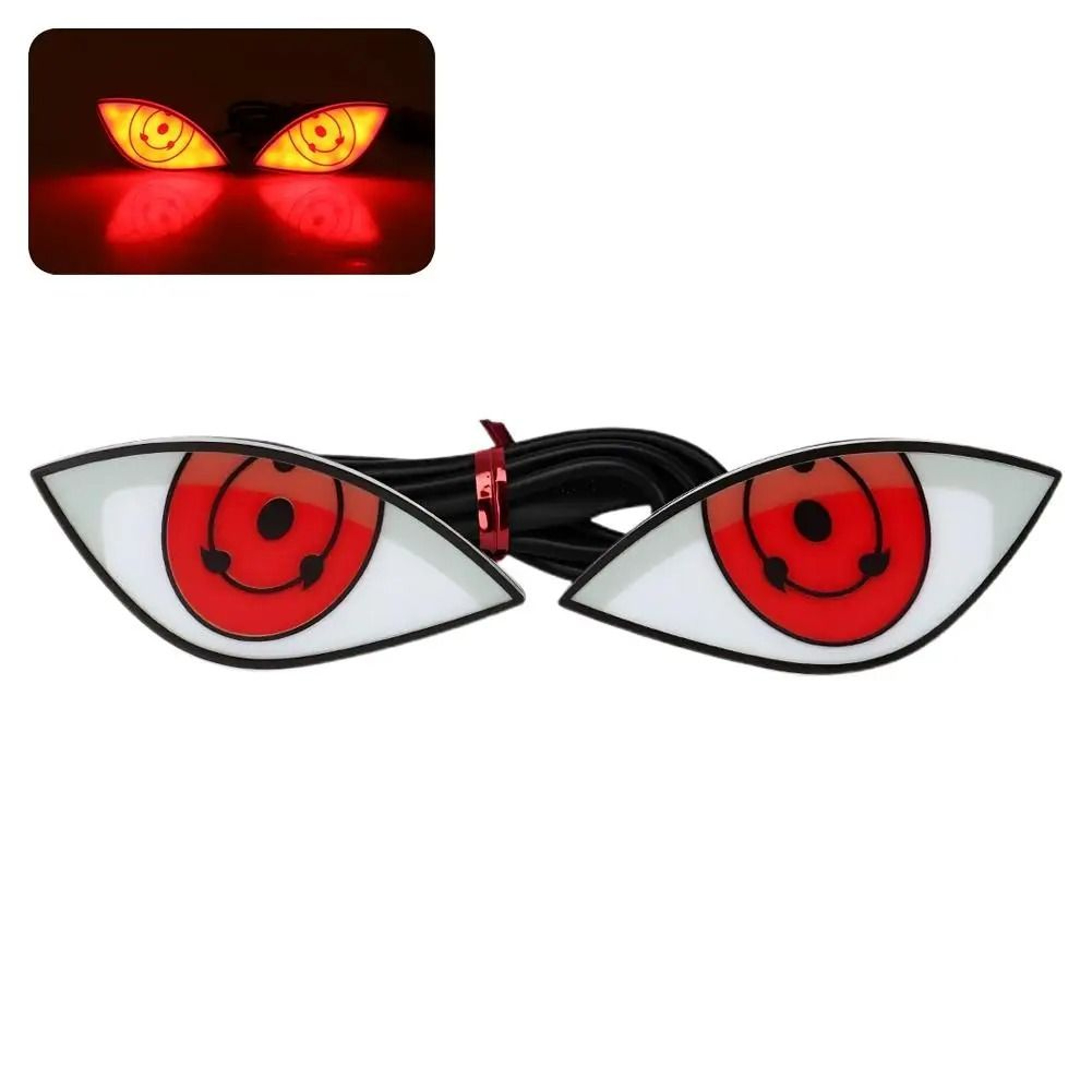 Motorcycle Devil Eyes LED License Plate Lights 6