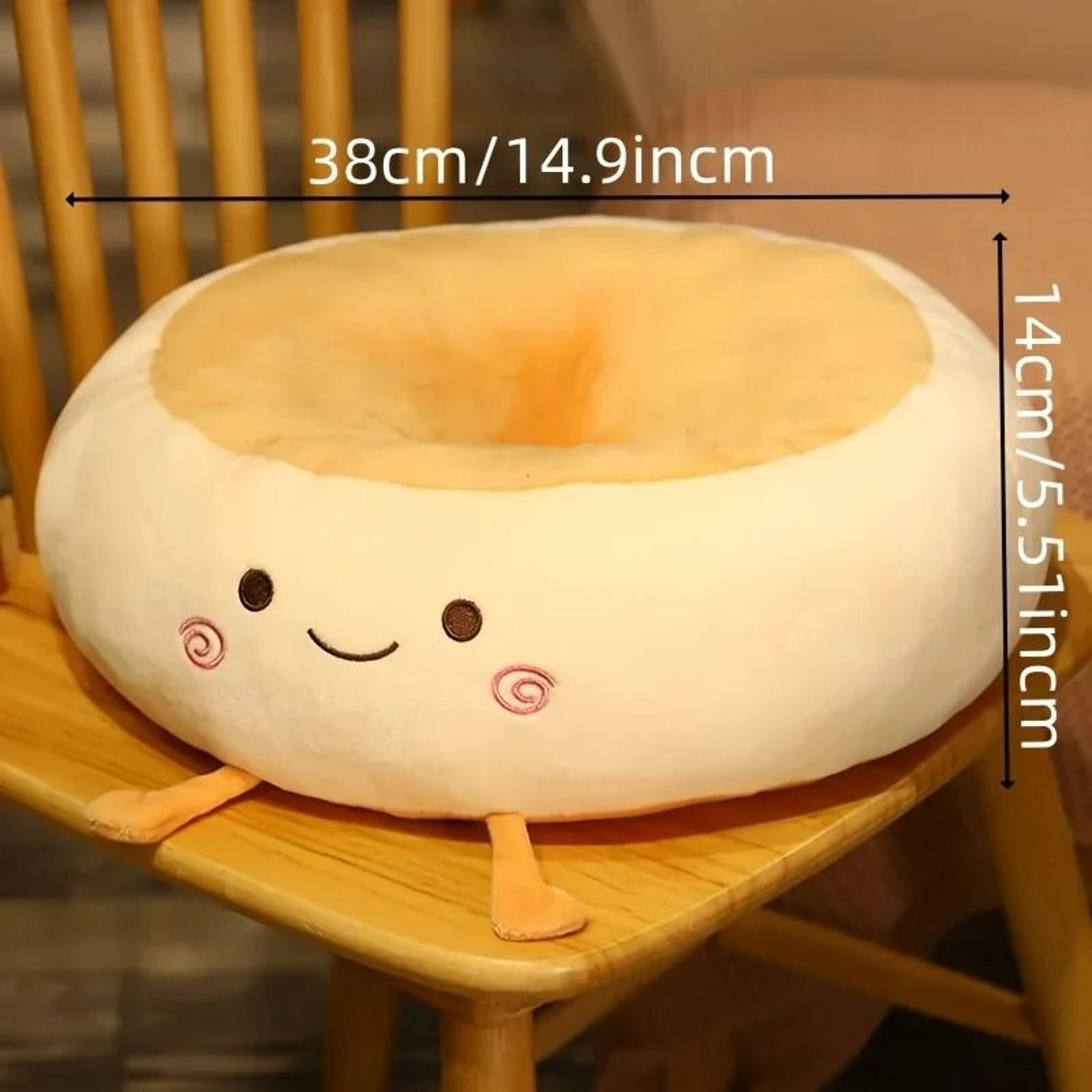 Bread Themed Memory Foam Seat and Waist Cushion – view 11