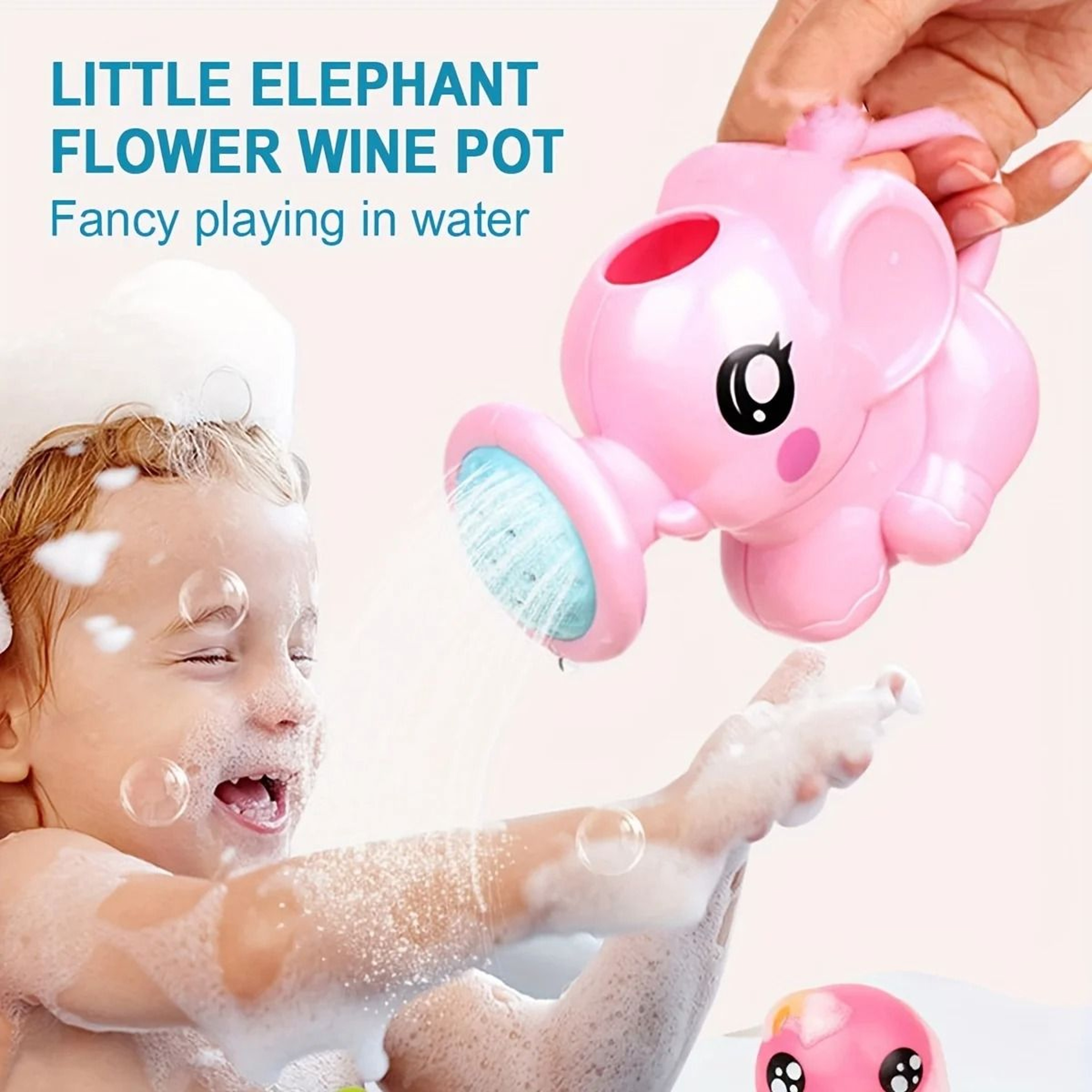 Cute Cartoon Elephant Bath Time Shower Kettle 4