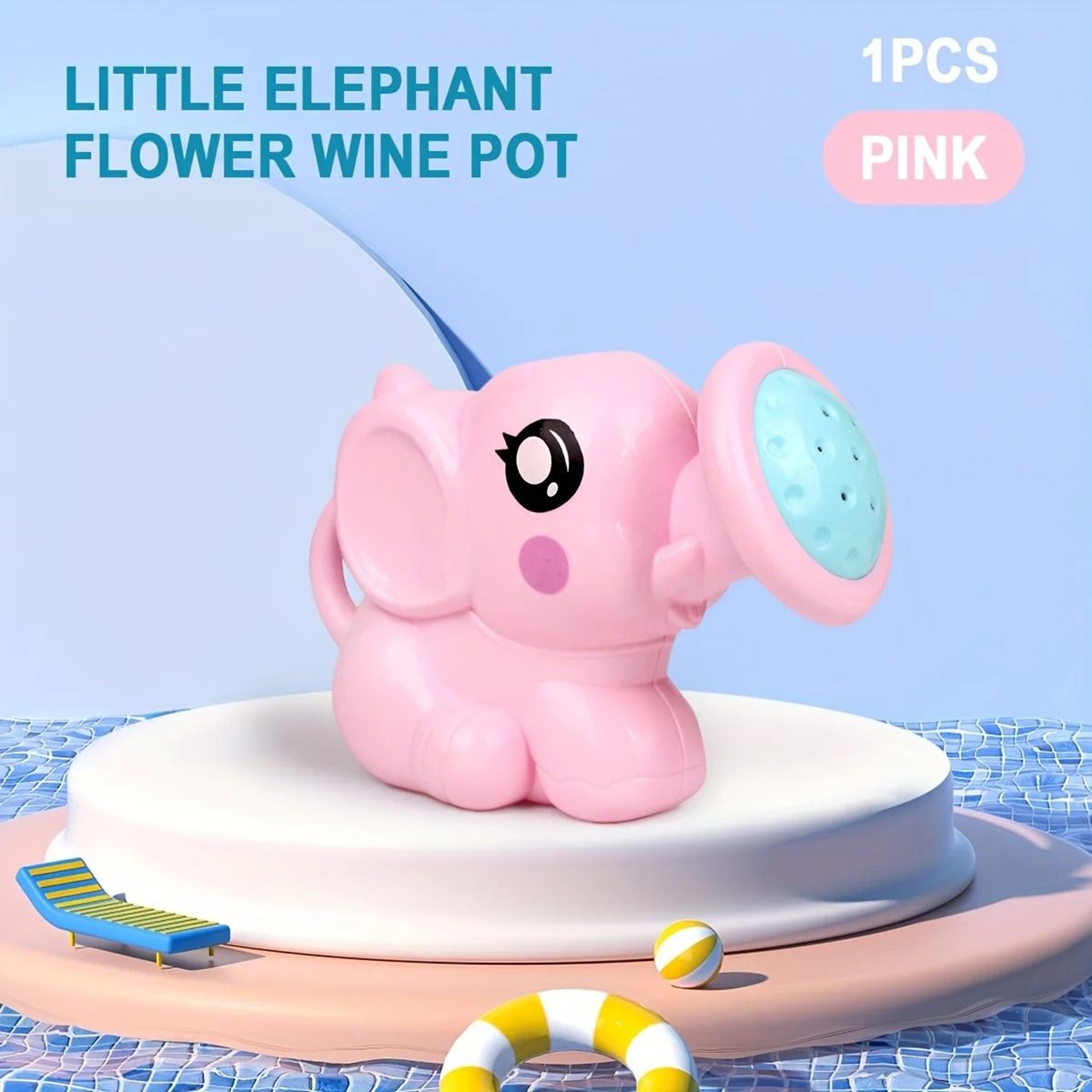 Cute Cartoon Elephant Bath Time Shower Kettle 5