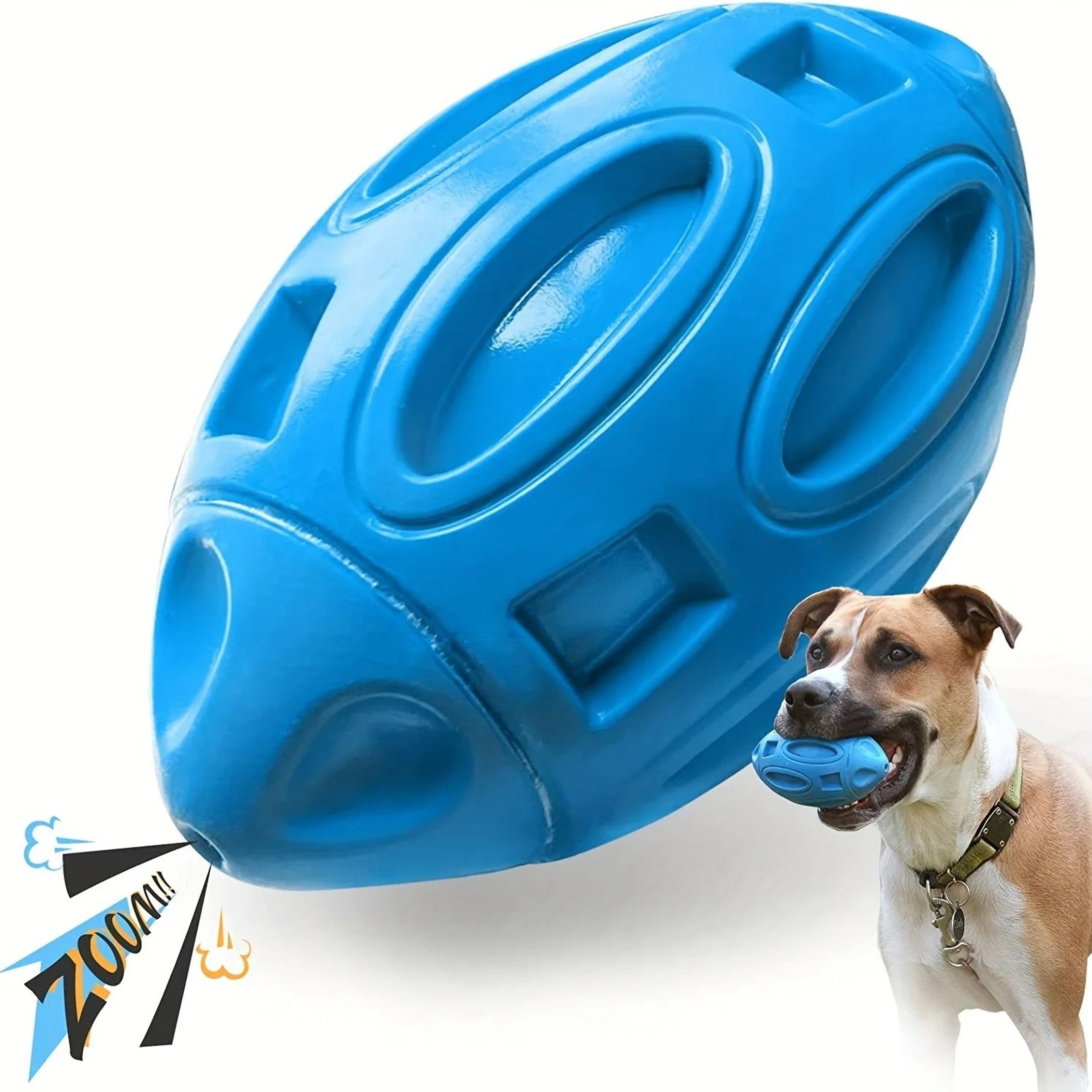 Ultra Durable Squeezing Rubber Dog Ball 0