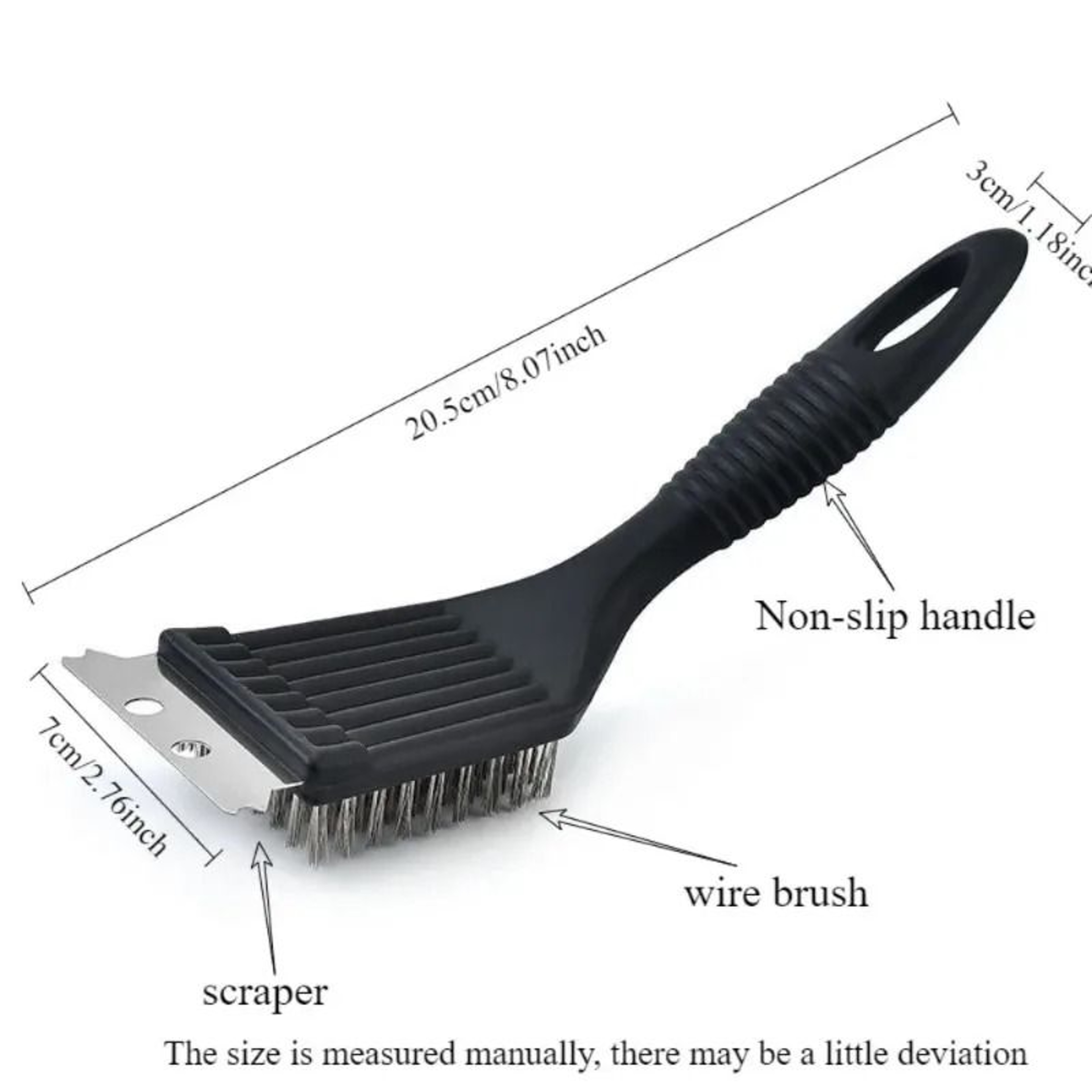 Professional Stainless Steel Wire Grill Scrubber 3
