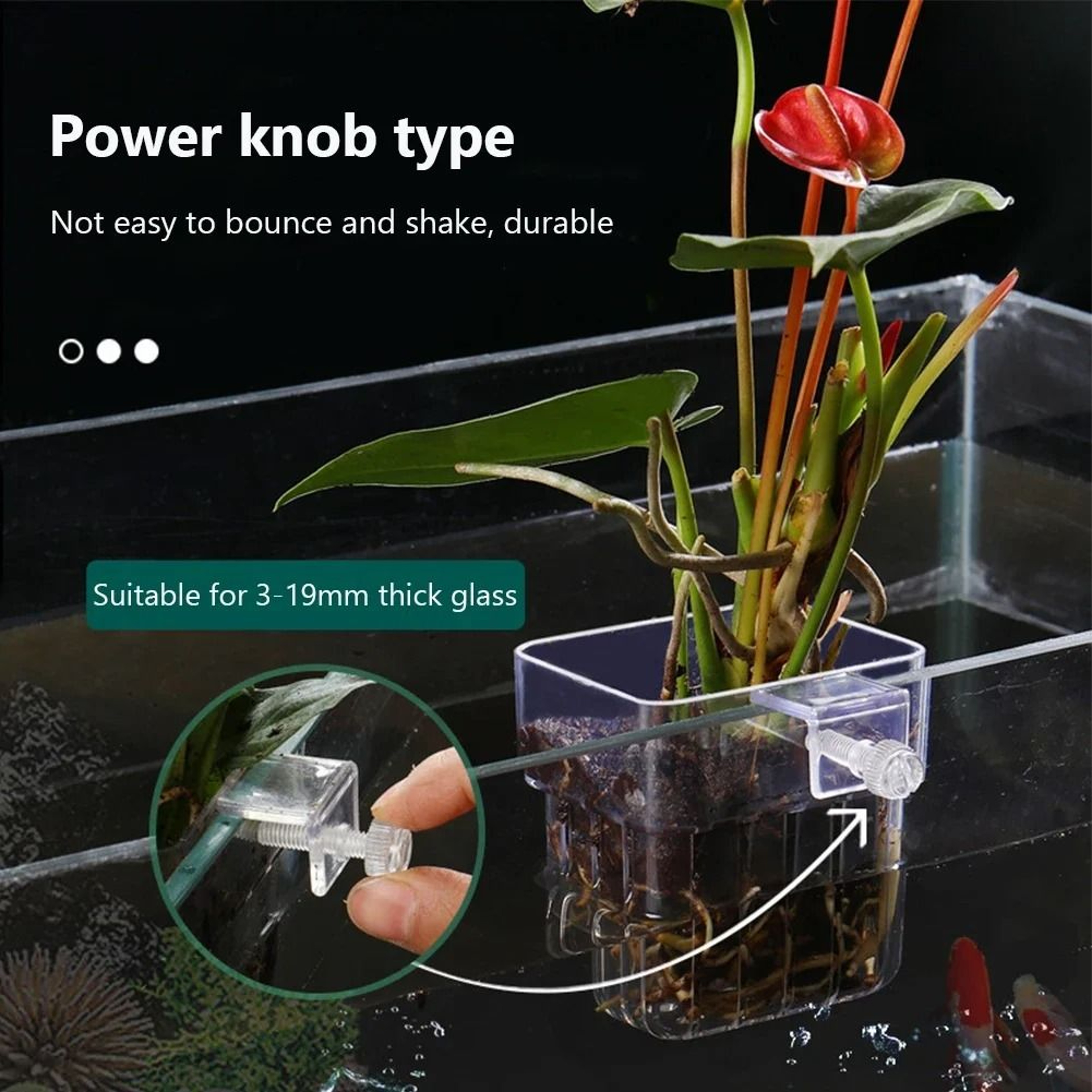 High Clarity Aquatic Plant Suspension Basket 1