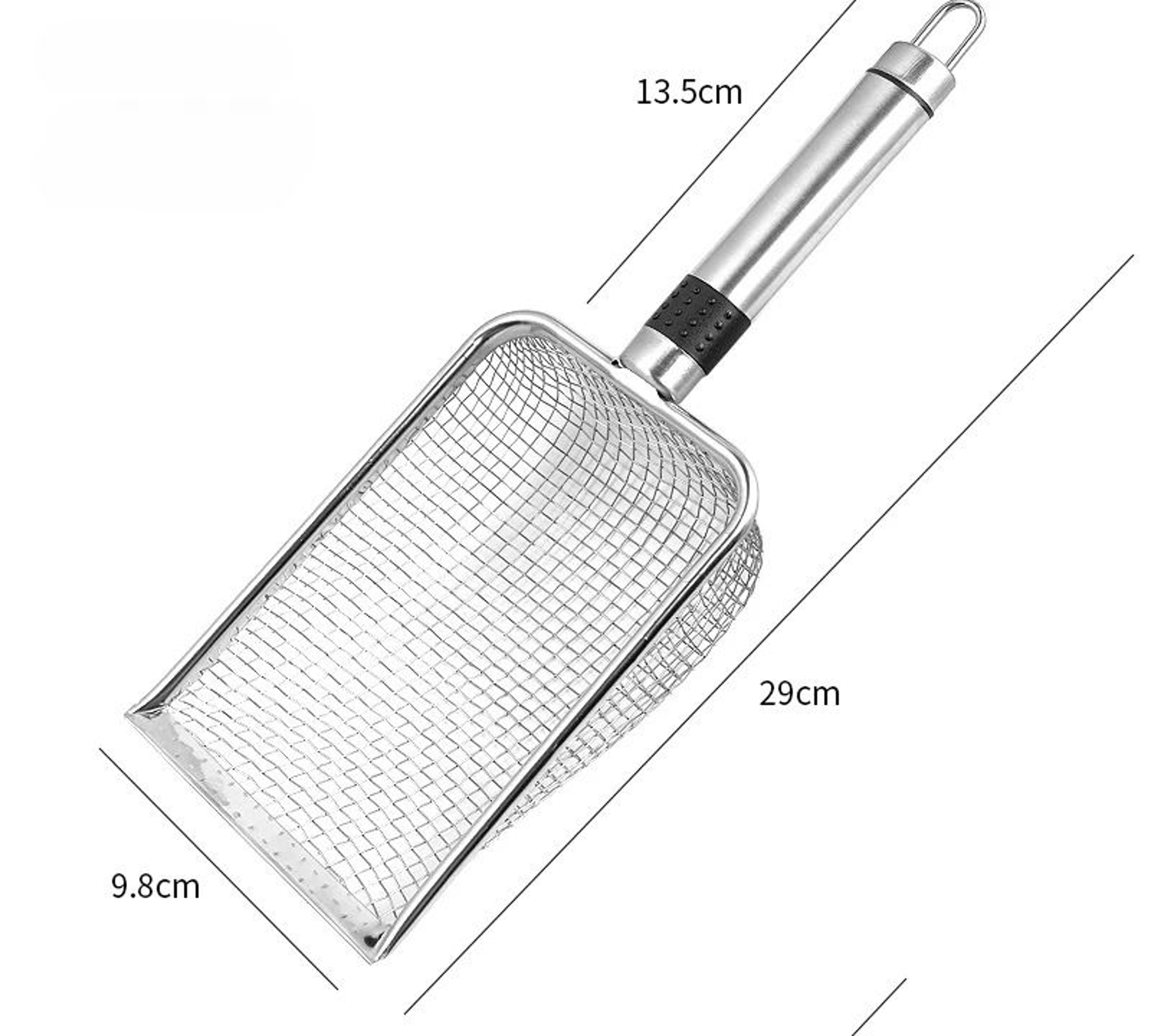 High Strength Stainless Steel Cat Litter Sifter 7