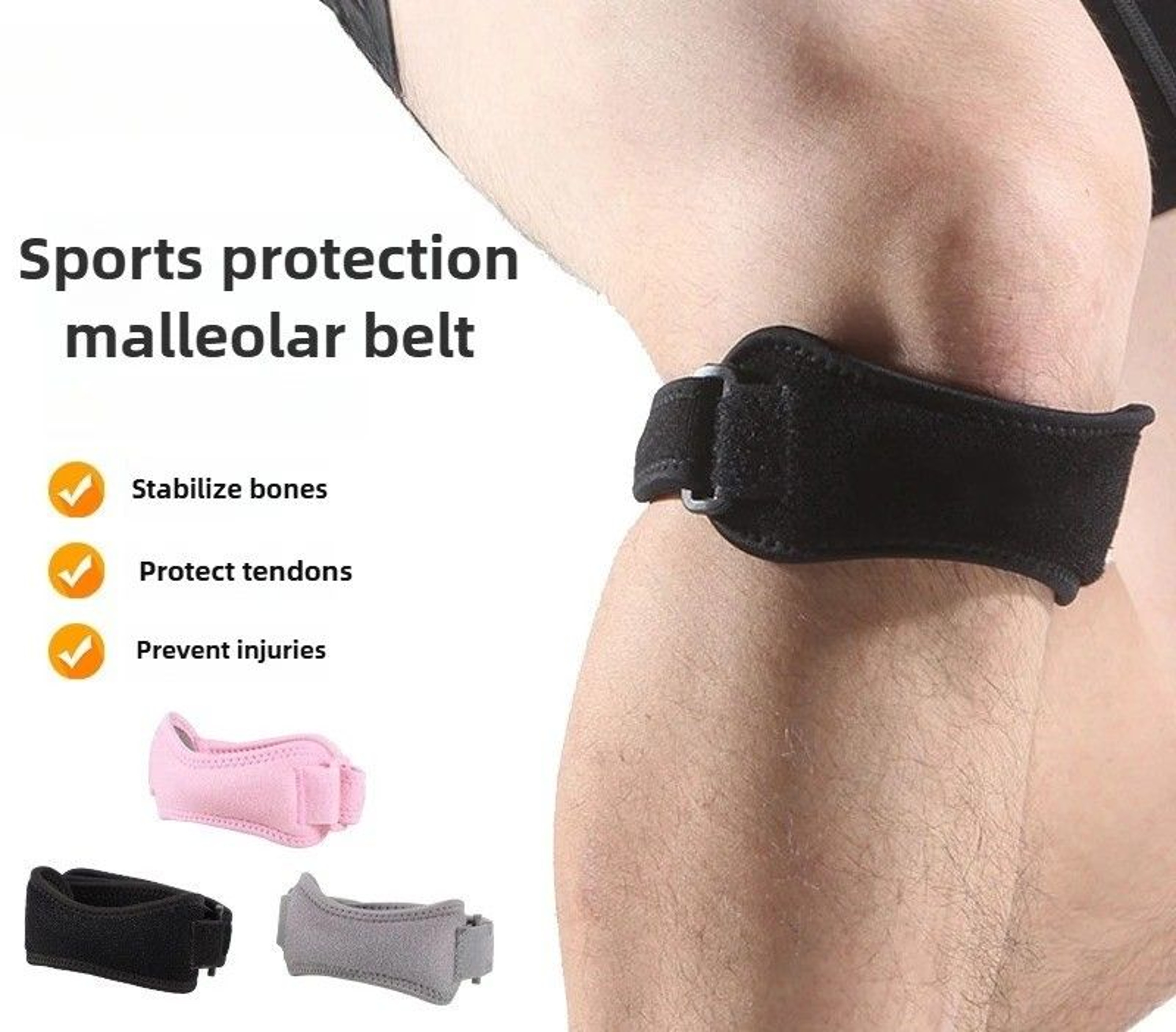 Precision Adjustable Patella Tendon Support Strap 1