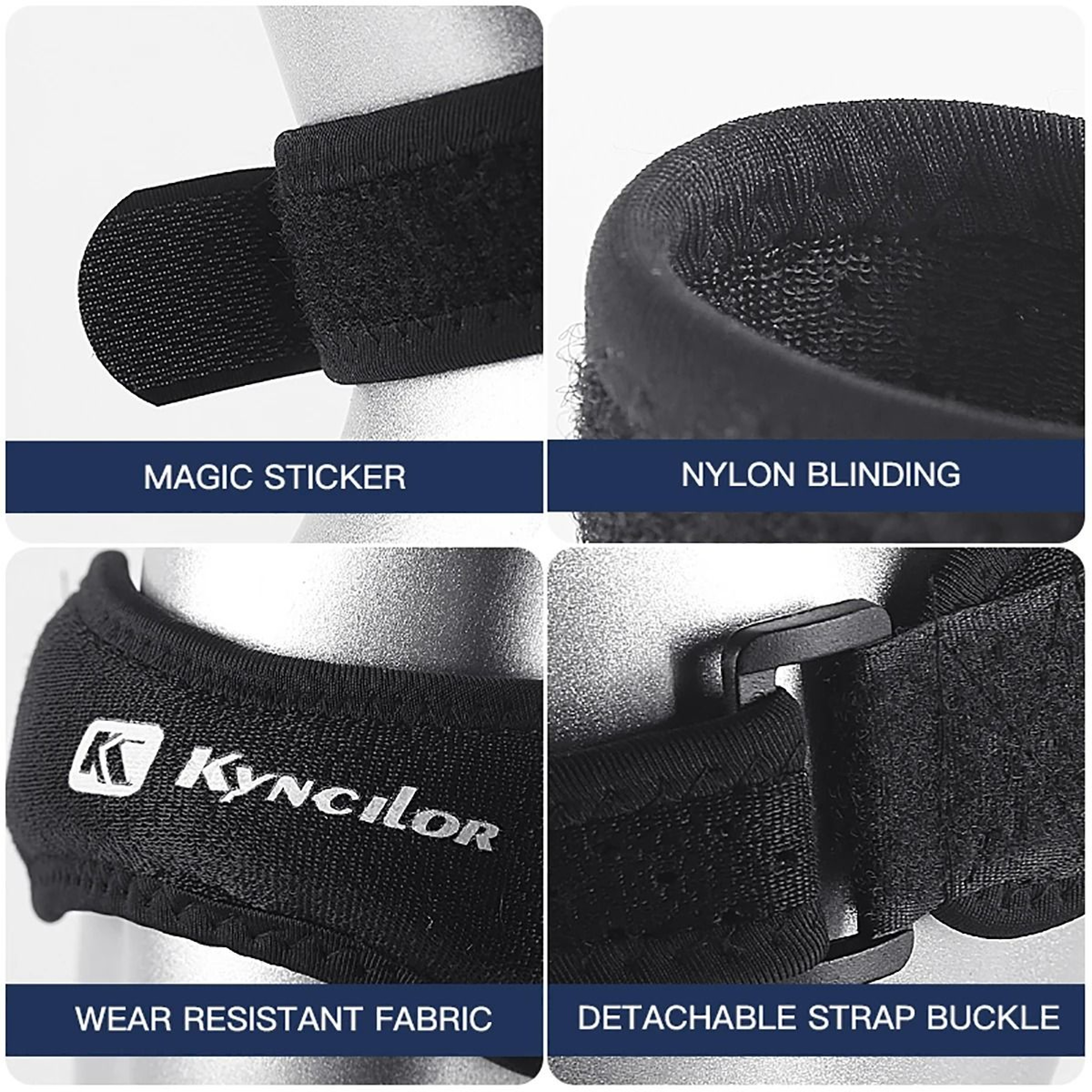 Targeted Silica Gel Patella Tendon Support Strap 1