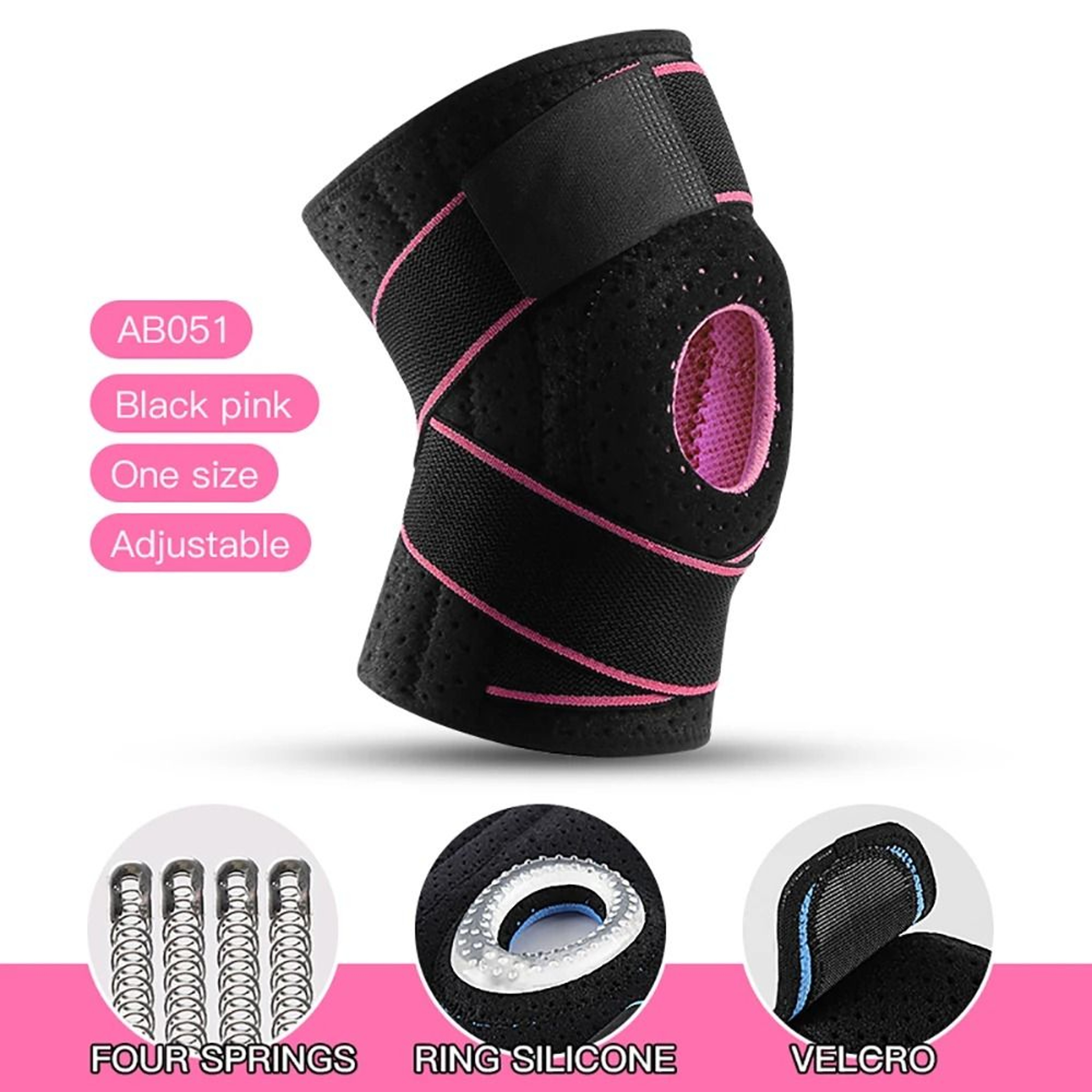 Precision Compression Knee Stabilizer With Integrated Dual Strap System 10