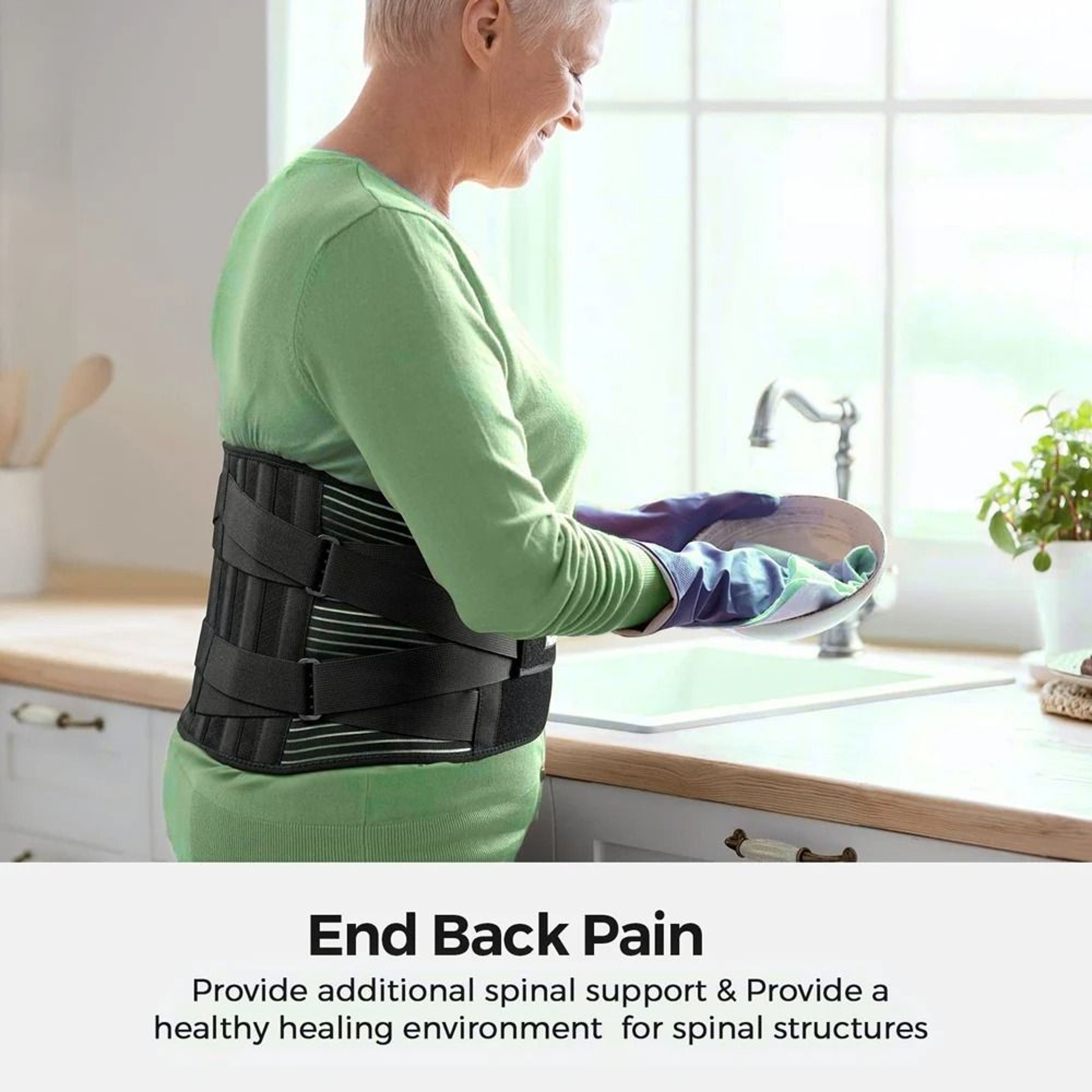 High Stability Lumbar Support And Spine Alignment Belt 3