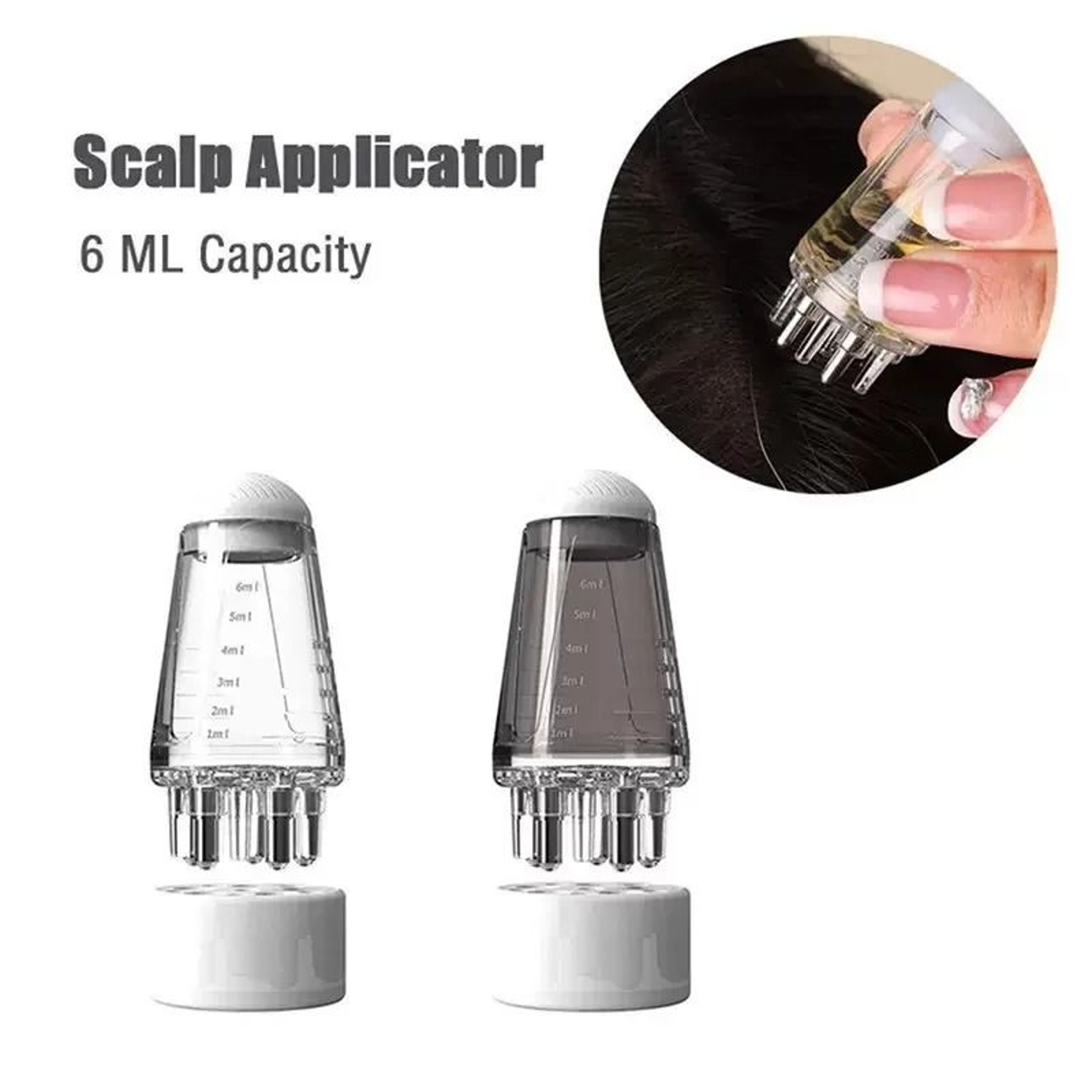 Hexa Glide Precision Scalp Applicator And Kinetic Massage Tool 0