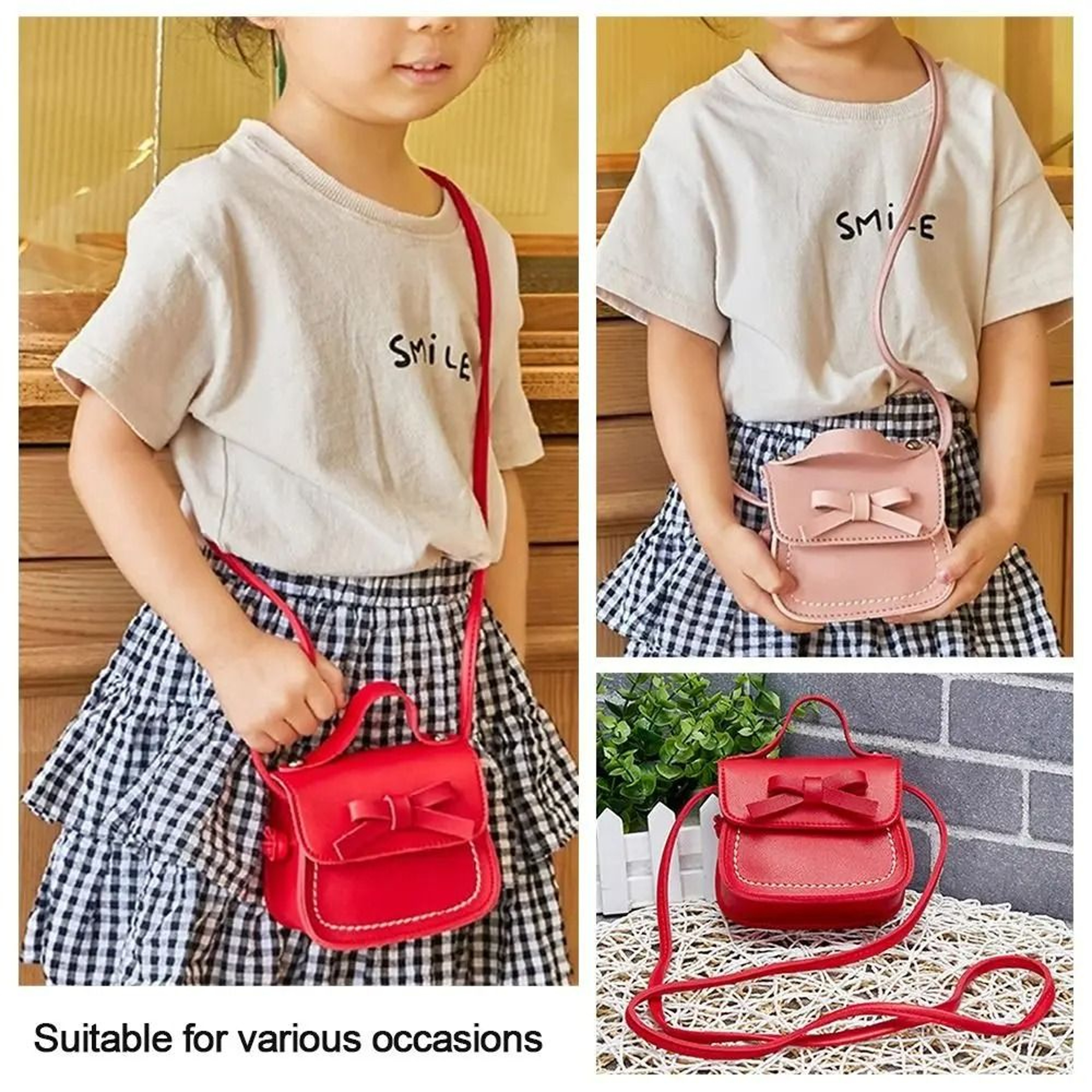 Bowknot Toddler Crossbody Handbag 3
