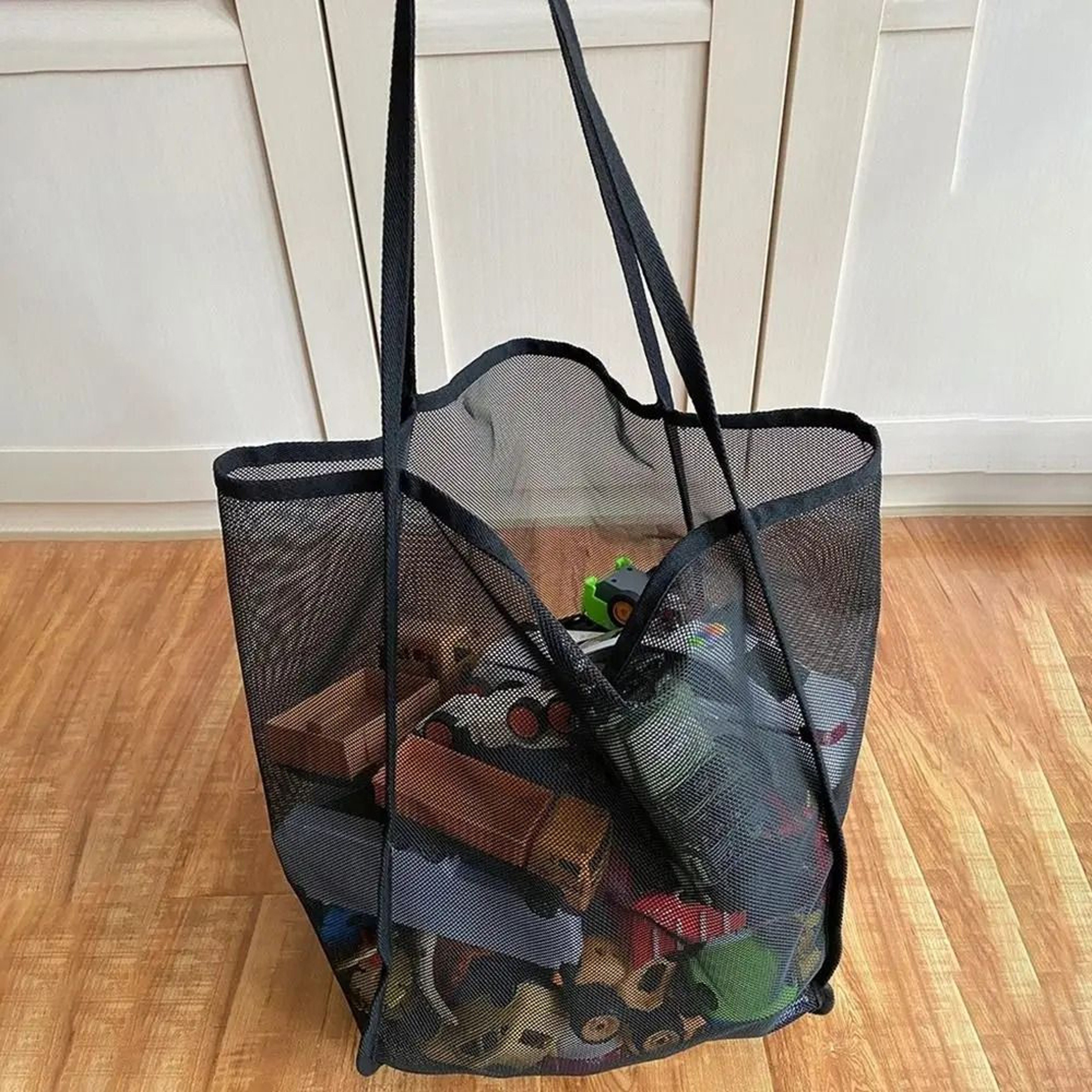 Breathable Mesh Beach And Market Tote 1