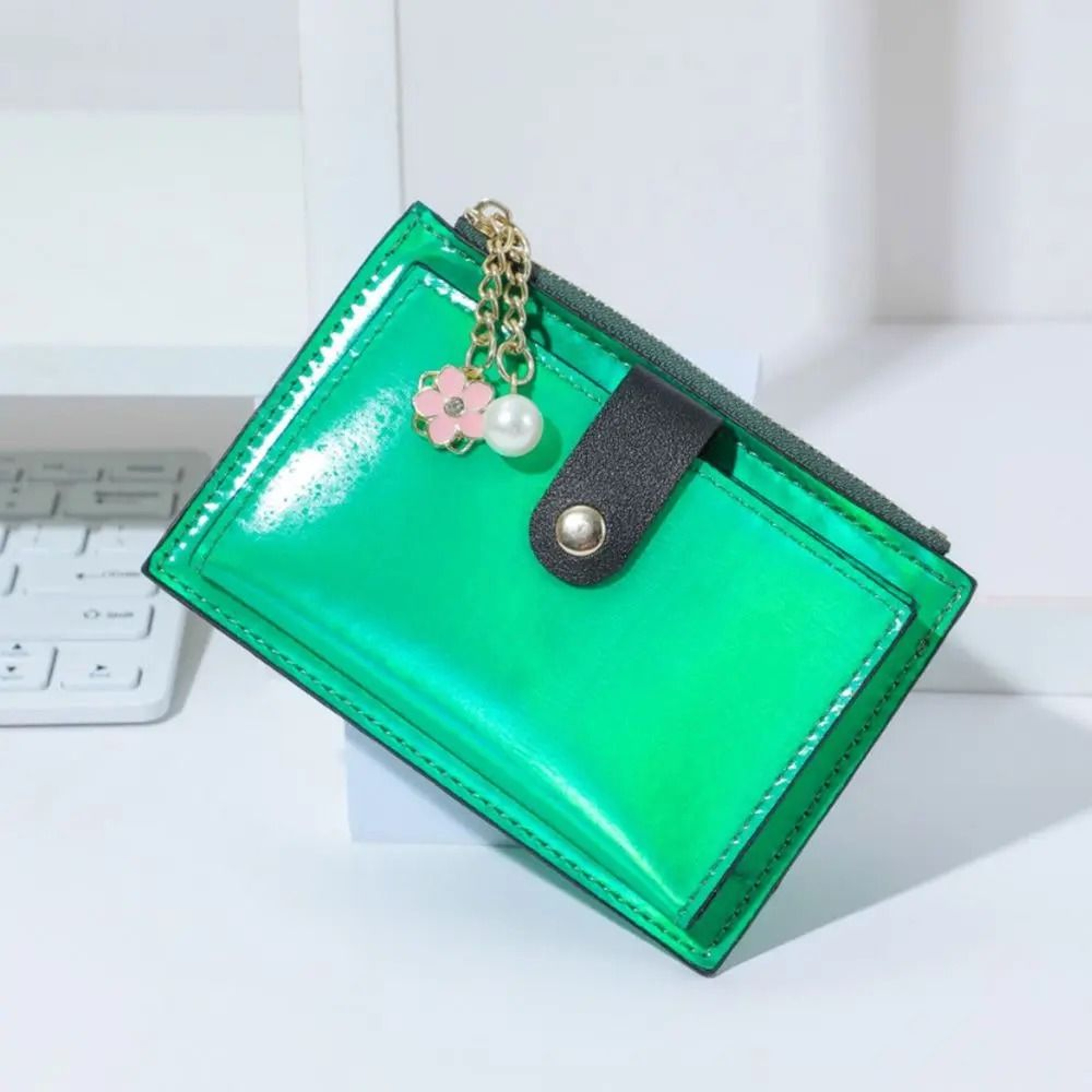 Holographic Laser Mini Wallet And Card Holder 9